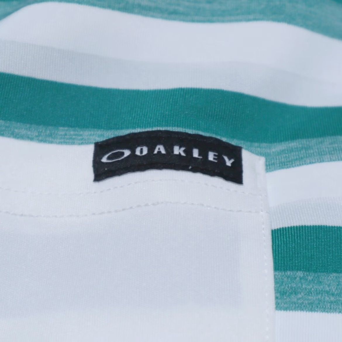 Oakley Oakley Hydrolix Polyester Striped Polo Shirt Green Men's XL Size US XL / EU 56 / 4 - 6 Thumbnail