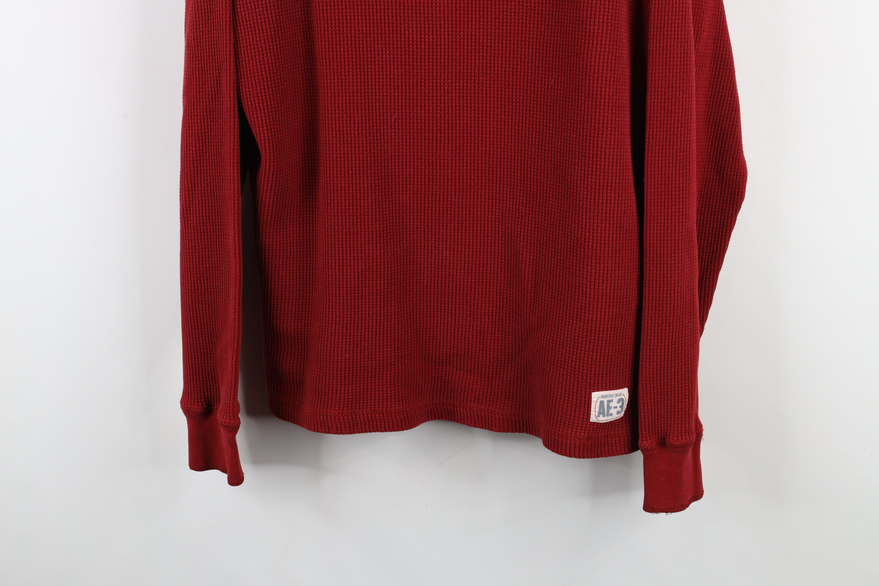 American Eagle Outfitters × Vintage Vintage Y2K 90s American Eagle Knit Long Sleeve T-Shirt Size US M / EU 48-50 / 2 - 3 Thumbnail