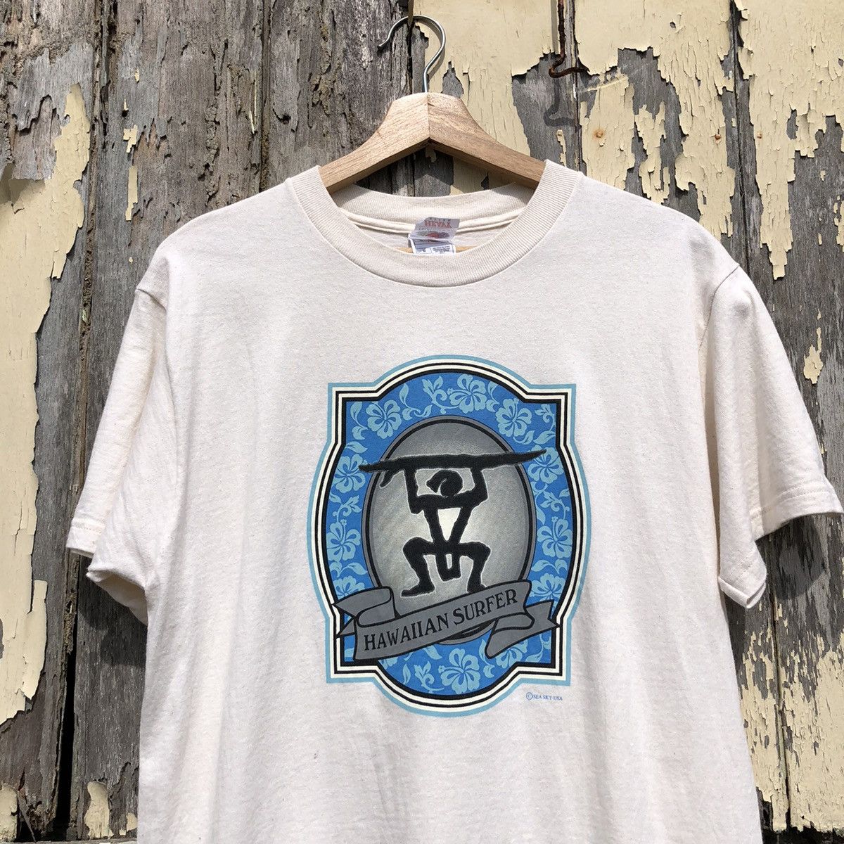Vintage Vintage y2k HAWAIIAN SURFER Tshirt Size US M / EU 48-50 / 2 - 3 Thumbnail