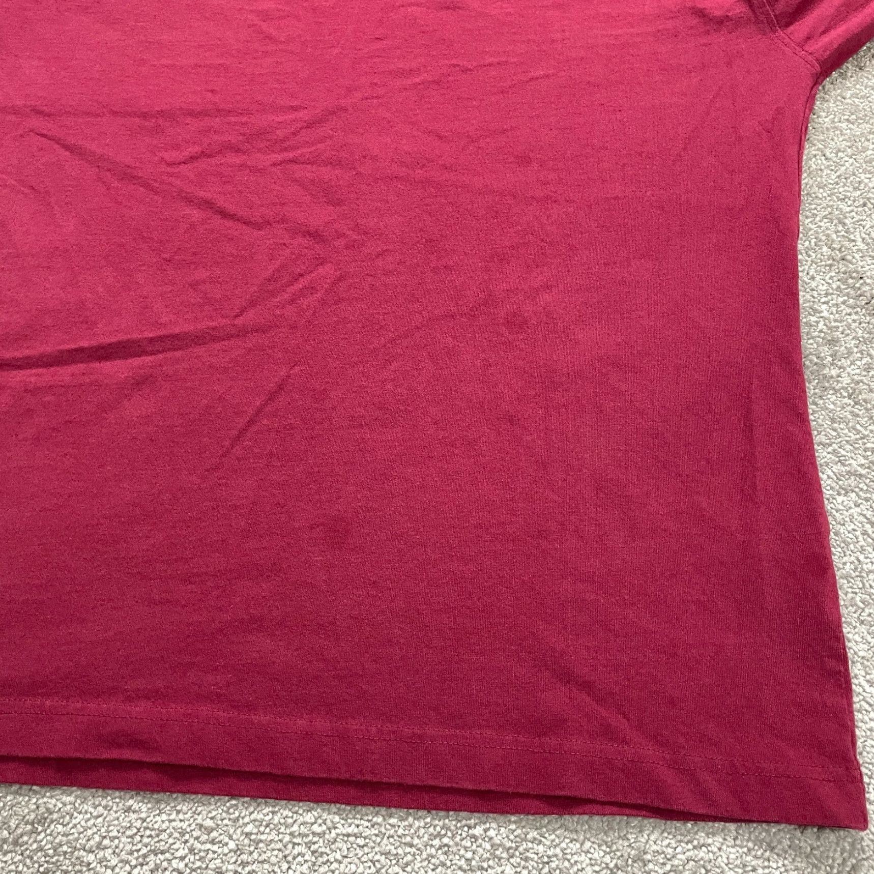 H&M H&M Shirt Mens M Red Cotton Mock Neck Long Sleeve T-Shirt Top Casual Knit Brand Logo Modern Classic Shirt 90s vibes Mens Size US M / EU 48-50 / 2 - 4 Thumbnail