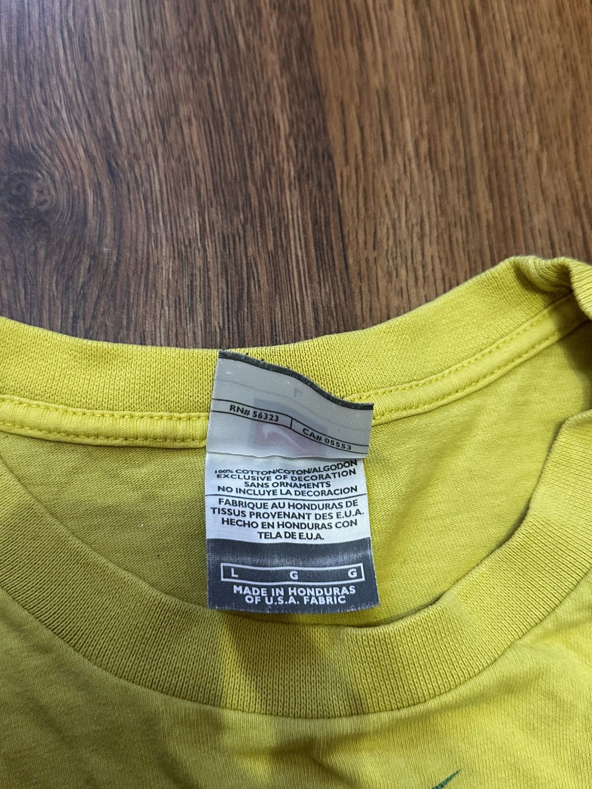 Nike Vintage Nike Team Brazil CBF Graphic T-Shirt - Yellow Size L Size US L / EU 52-54 / 3 - 7 Thumbnail