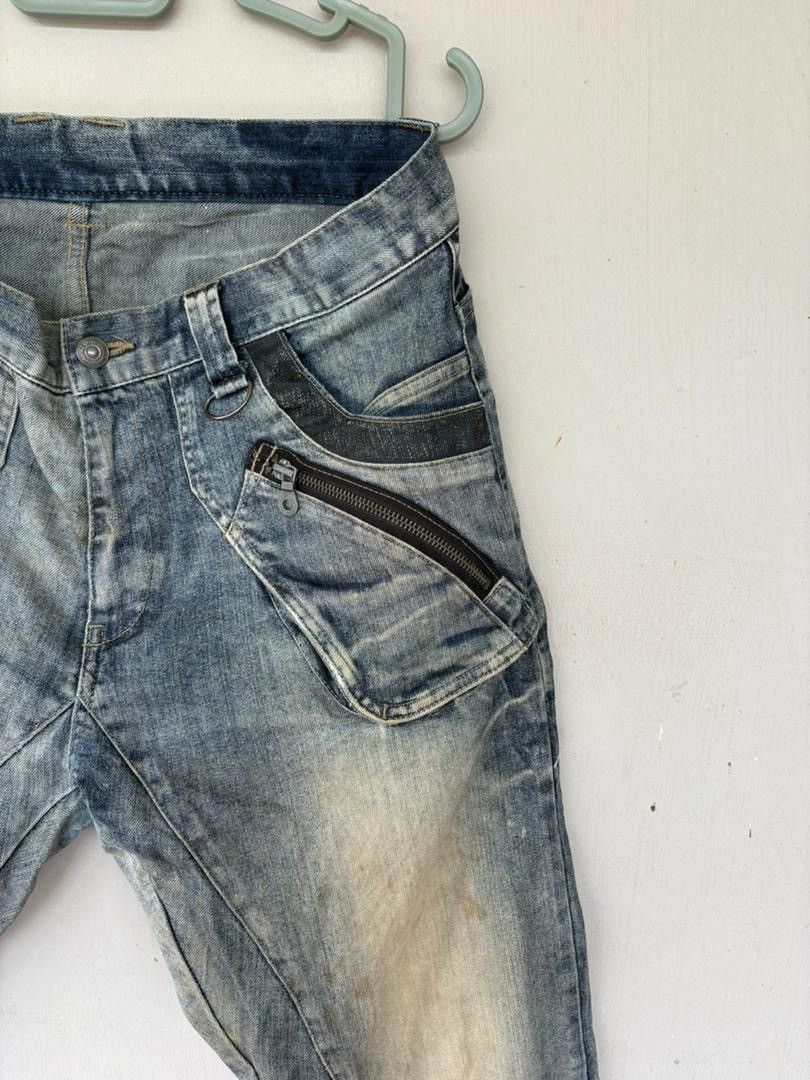 PPFM VTG PPFM Denim Pant Curve Design Rare Design Size US 34 / EU 50 - 2 Thumbnail