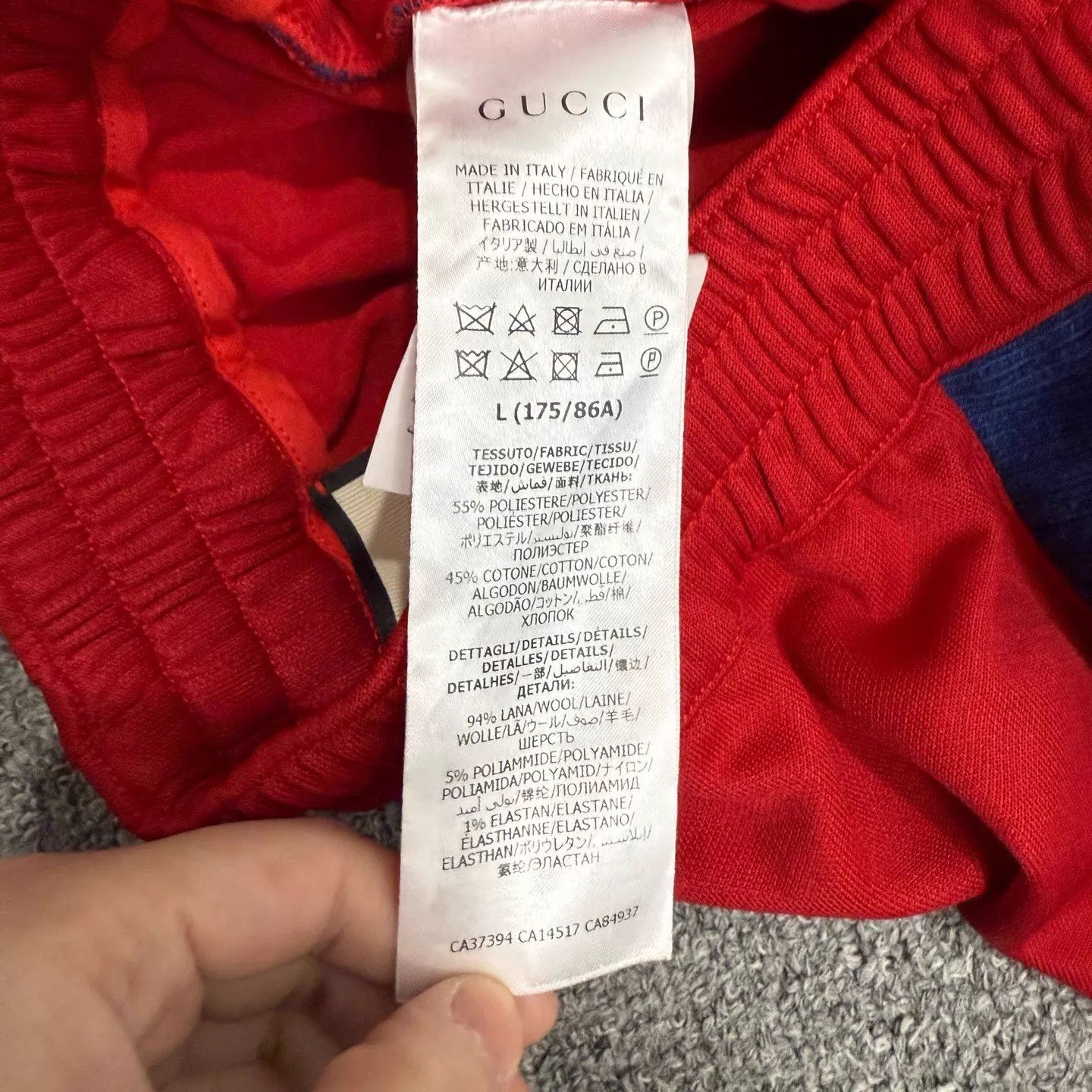 Gucci Gucci white and red color blocked suit L Size L / US 10 / IT 46 - 8 Thumbnail