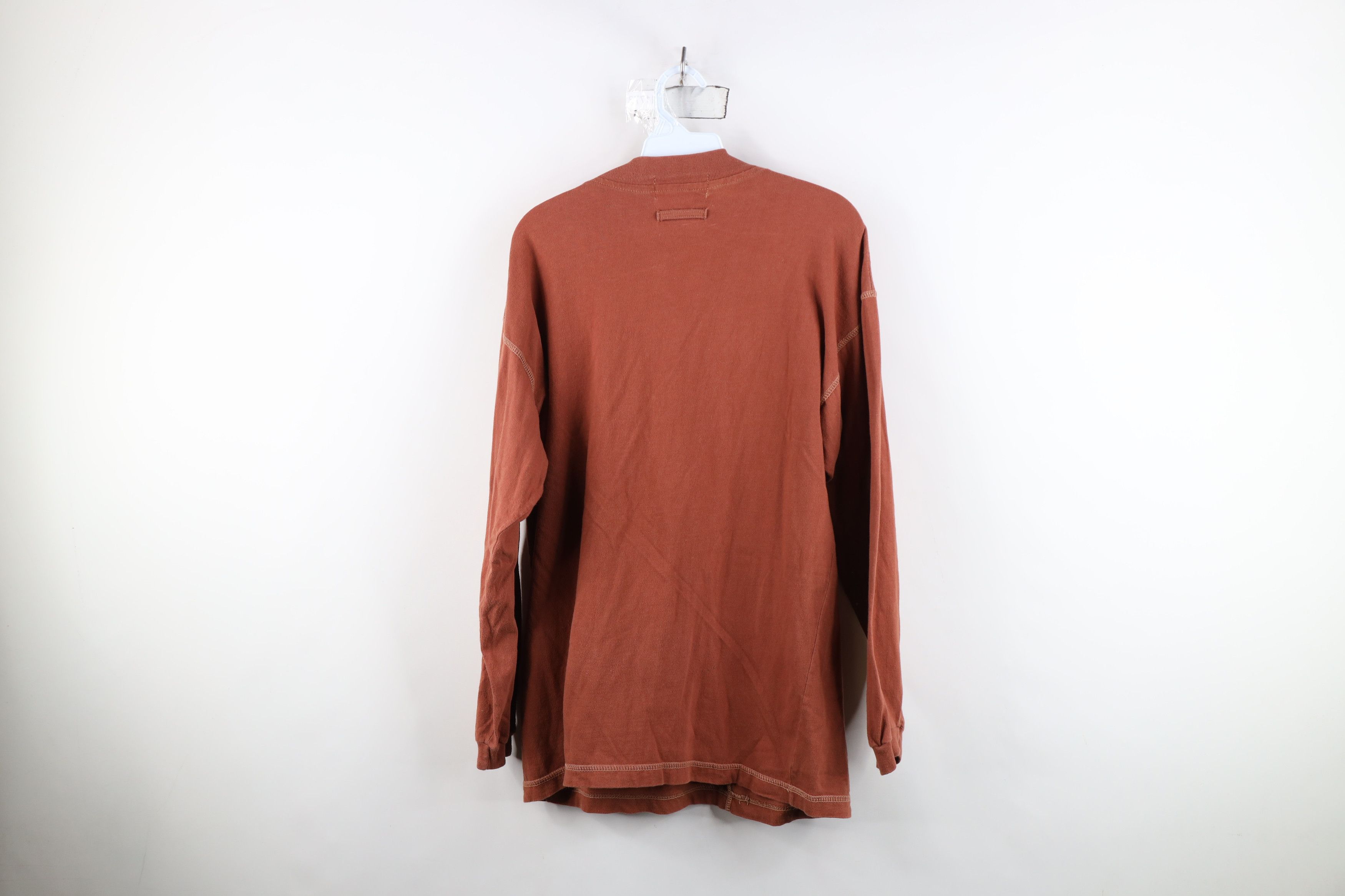 Vintage Vintage 90s Streetwear Long Sleeve Henley T-Shirt Cotton Size US M / EU 48-50 / 2 - 11 Thumbnail
