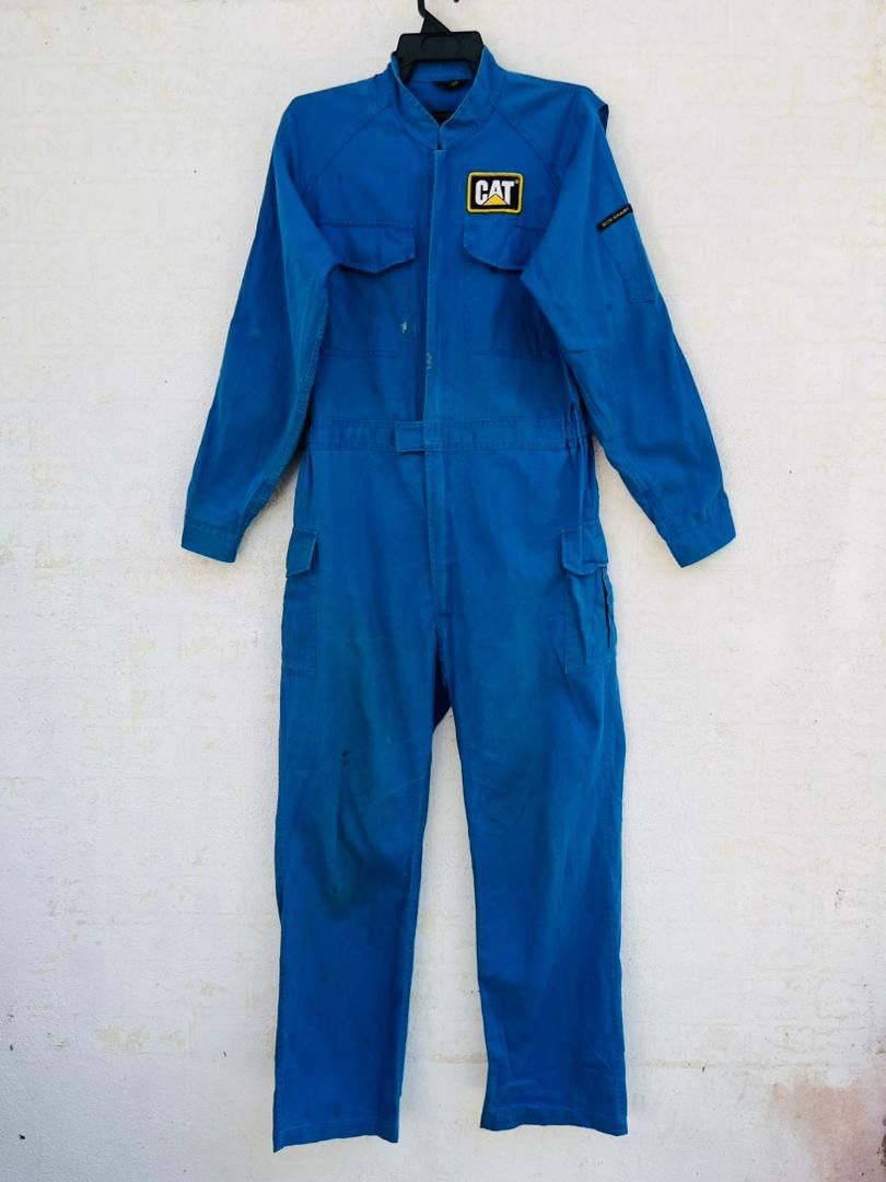 Japanese Brand Vintage Caterpillar Overall Japanese Designer Fashion Style Size US 33 - 2 Thumbnail