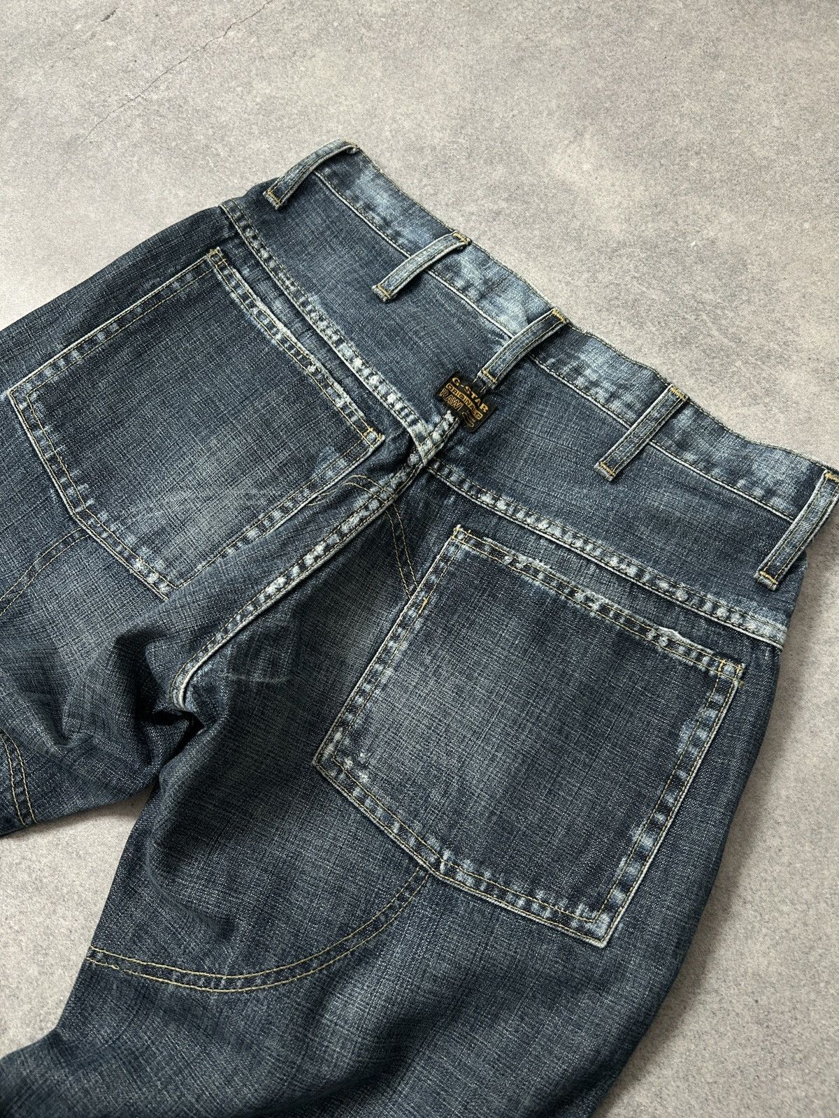 G-Star Vintage G-star Raw Elwood y2k distressed jeans 32/34 Size US 32 / EU 48 - 8 Thumbnail