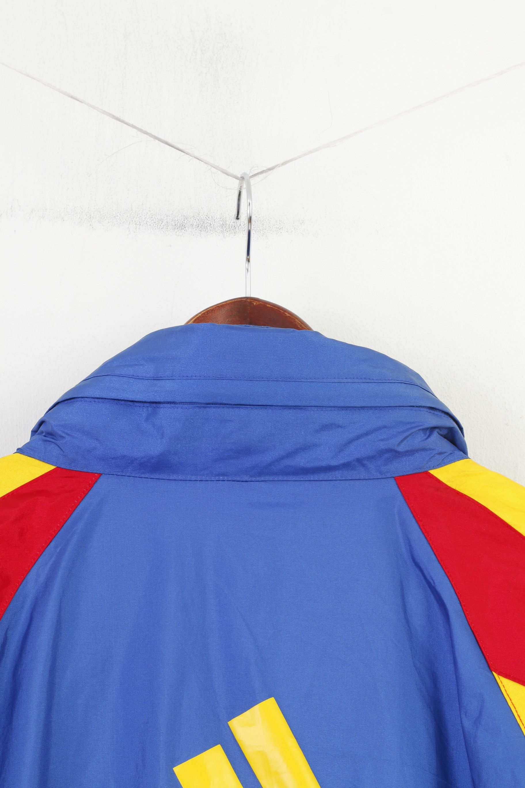Adidas Adidas Men 186 L Jacket Full Zipper Hood Red Blue 0666 Size US S / EU 44-46 / 1 - 8 Thumbnail