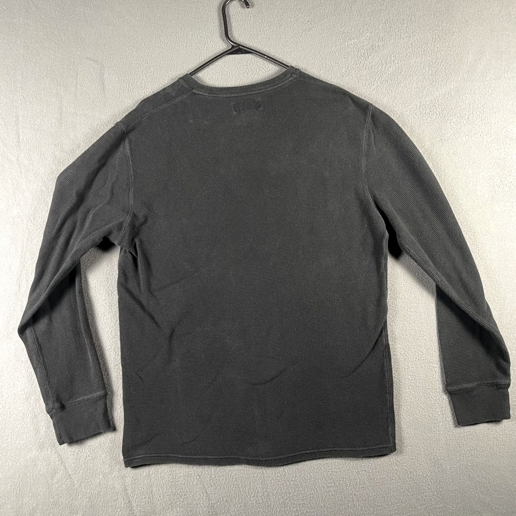Polo Ralph Lauren Polo Ralph Lauren Sweater Mens Large Gray Waffle-Knit Pullover Crew Neck Long Sleeve Cotton Size US L / EU 52-54 / 3 - 2 Thumbnail