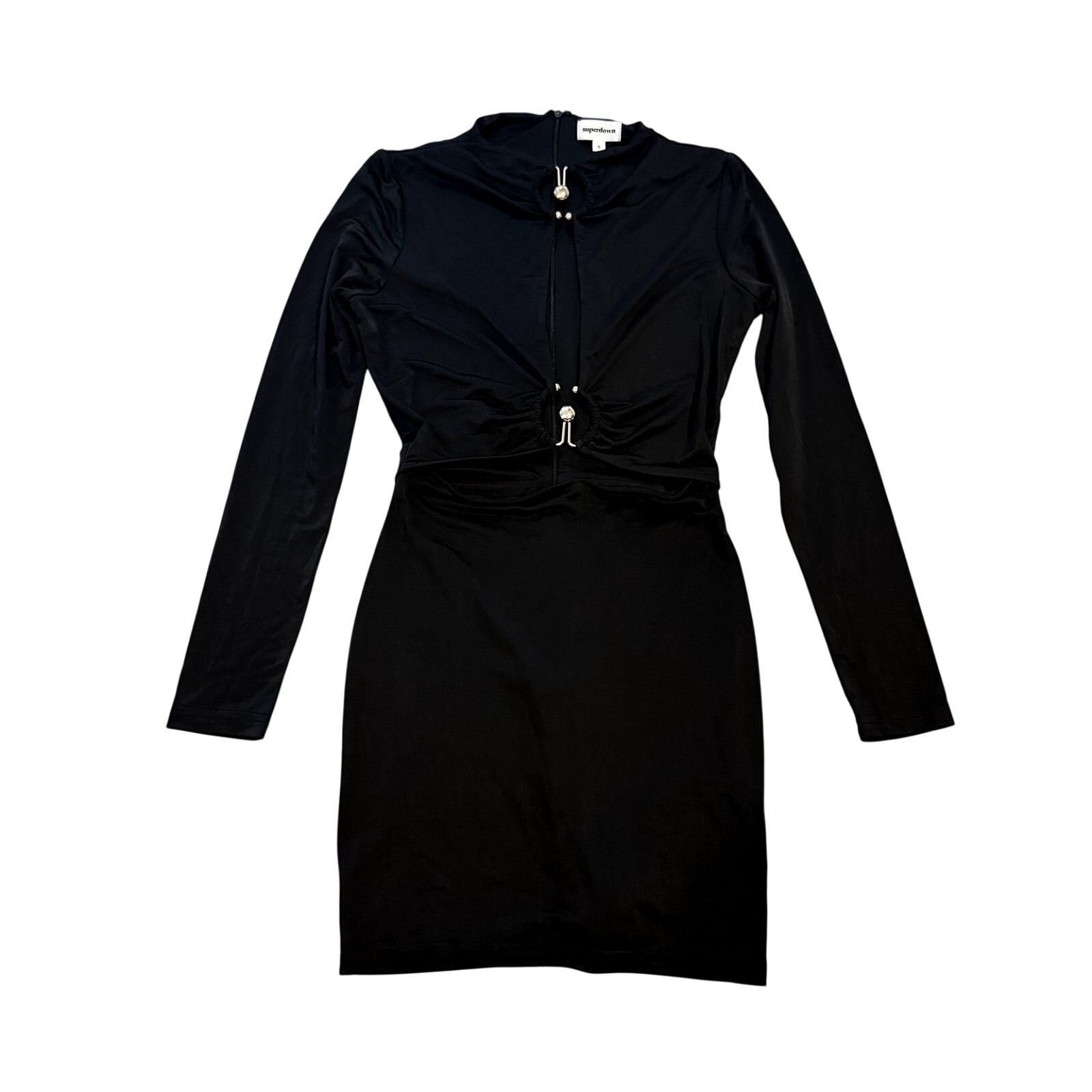 superdown Superdown Sarah Cut Out Dress in Black, Size S Size S / US 4 / IT 40 - 3 Thumbnail