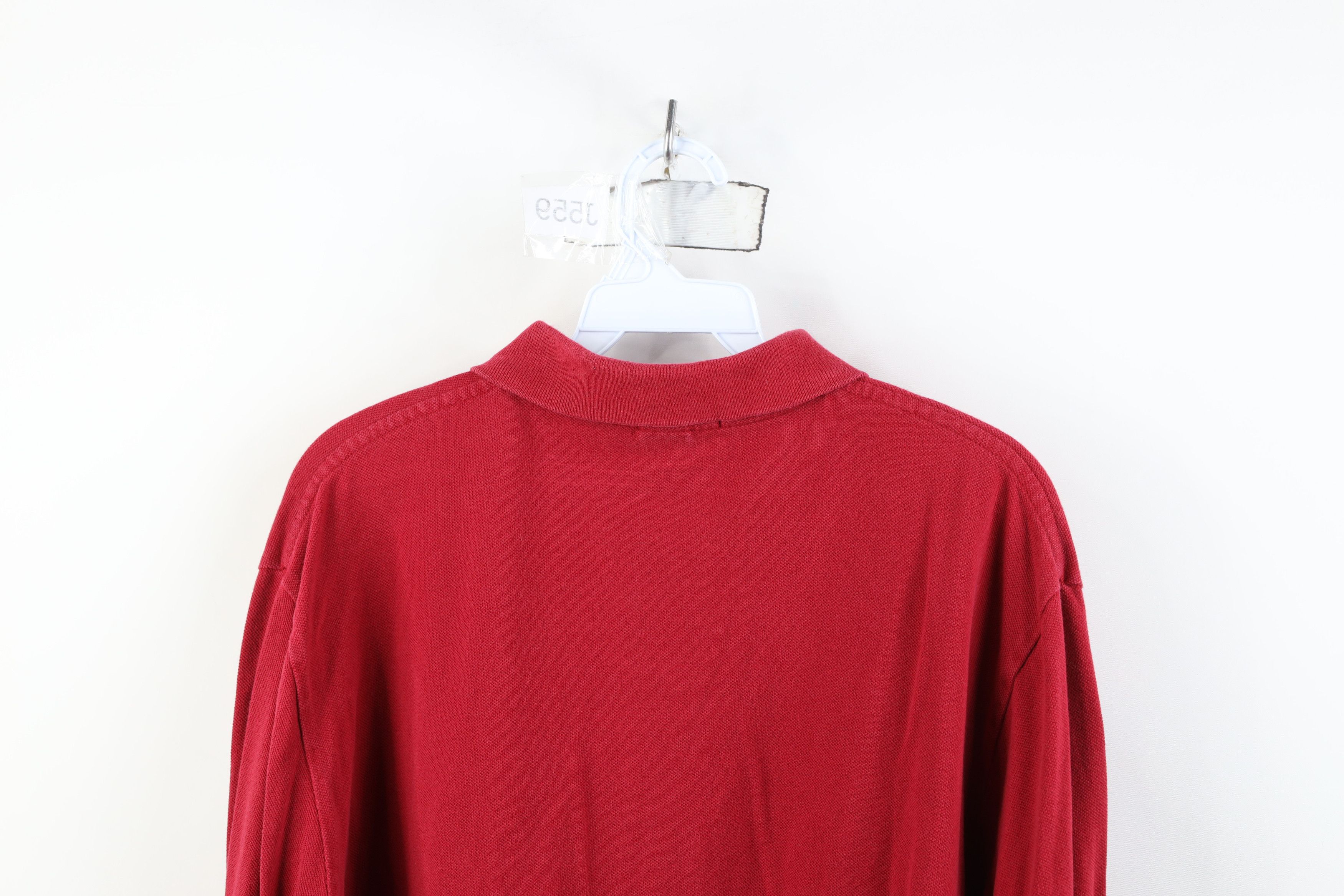 Ralph Lauren Vintage 90s Ralph Lauren Pique Cotton Long Sleeve Rugby Polo Size US L / EU 52-54 / 3 - 12 Thumbnail