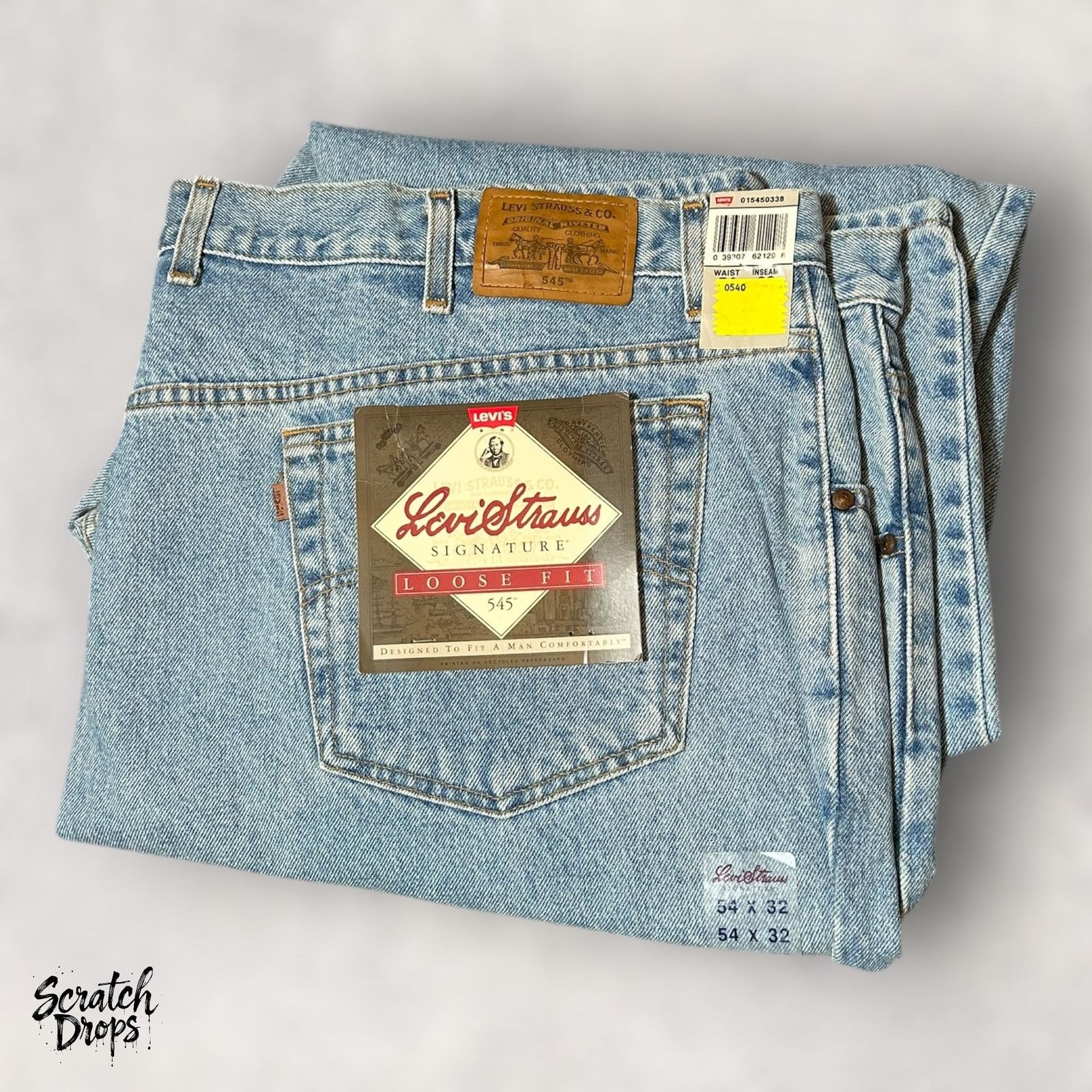 Levi's Vintage Levi's 545 Men's Jeans NWT Deadstock W54 L32 Loose Size US 38 / EU 54 - 1 Thumbnail