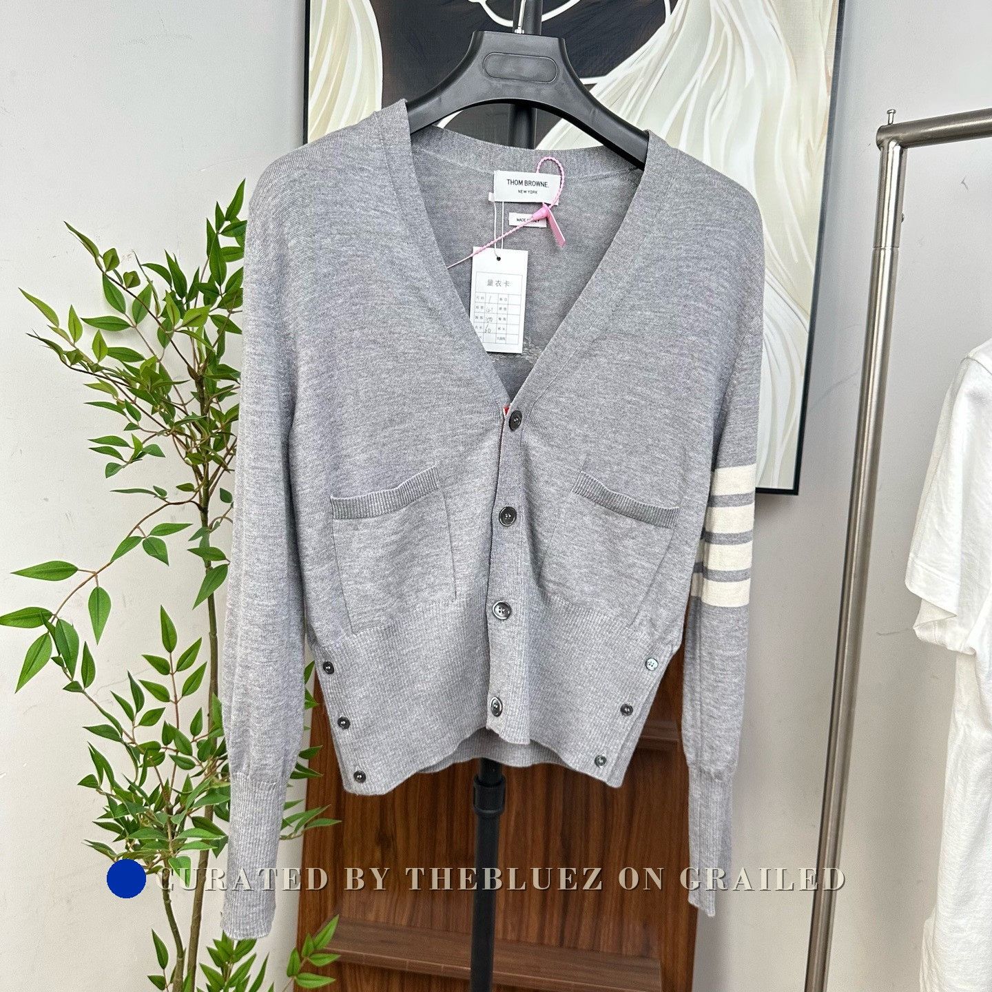 Thom Browne Thom Browne TB Stickman Sleeve Cardigan Size US S / EU 44-46 / 1 - 1 Thumbnail