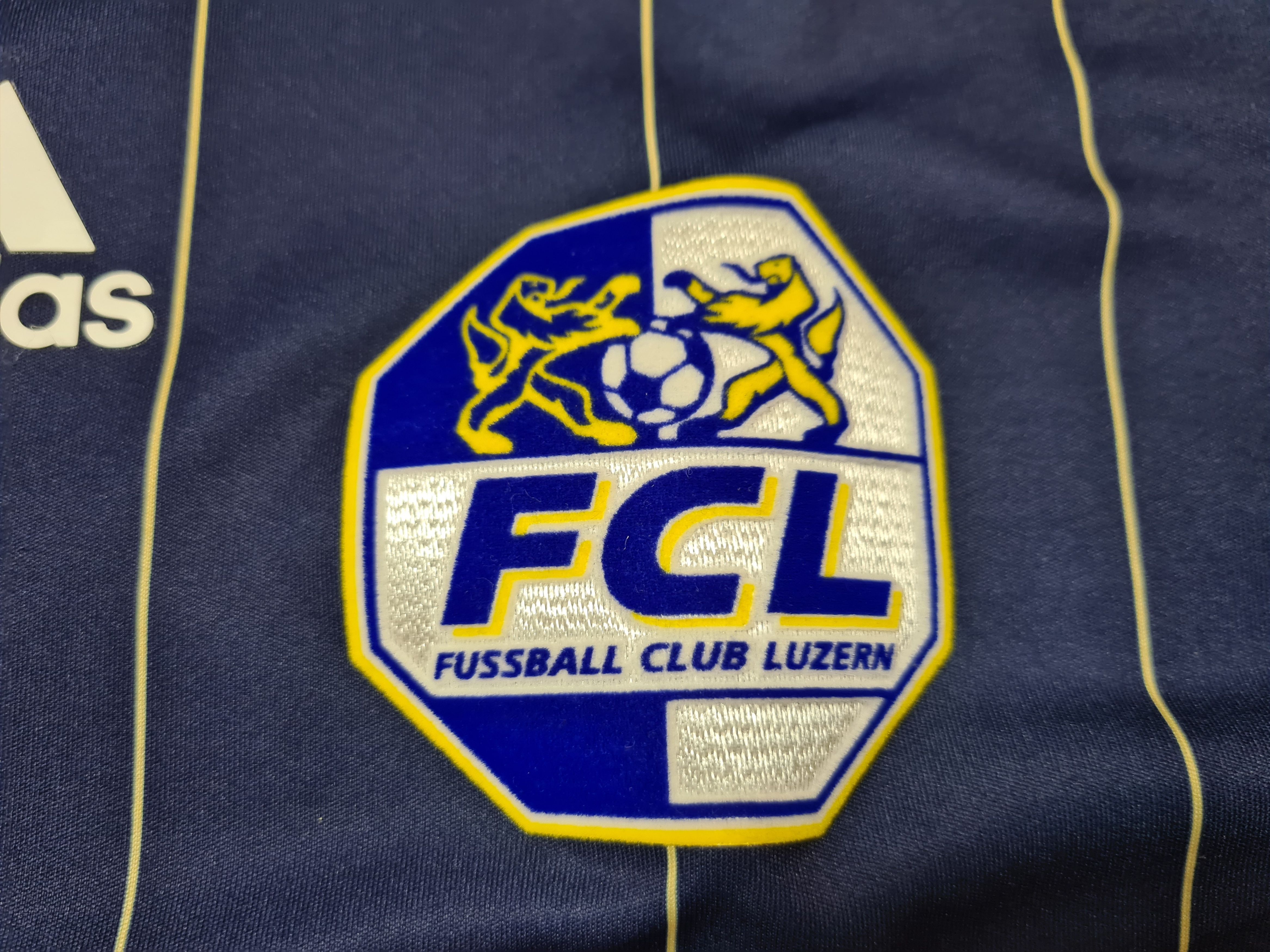 Adidas LUZERN 2011 2012 HOME MATCH WORN FOOTBALL SOCCER JERSEY Size US L / EU 52-54 / 3 - 4 Thumbnail