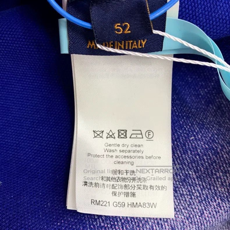 Louis Vuitton Louis Vuitton 22 Blue and Pink Gradient Cotton Lapel Singl Size US L / EU 52-54 / 3 - 7 Thumbnail