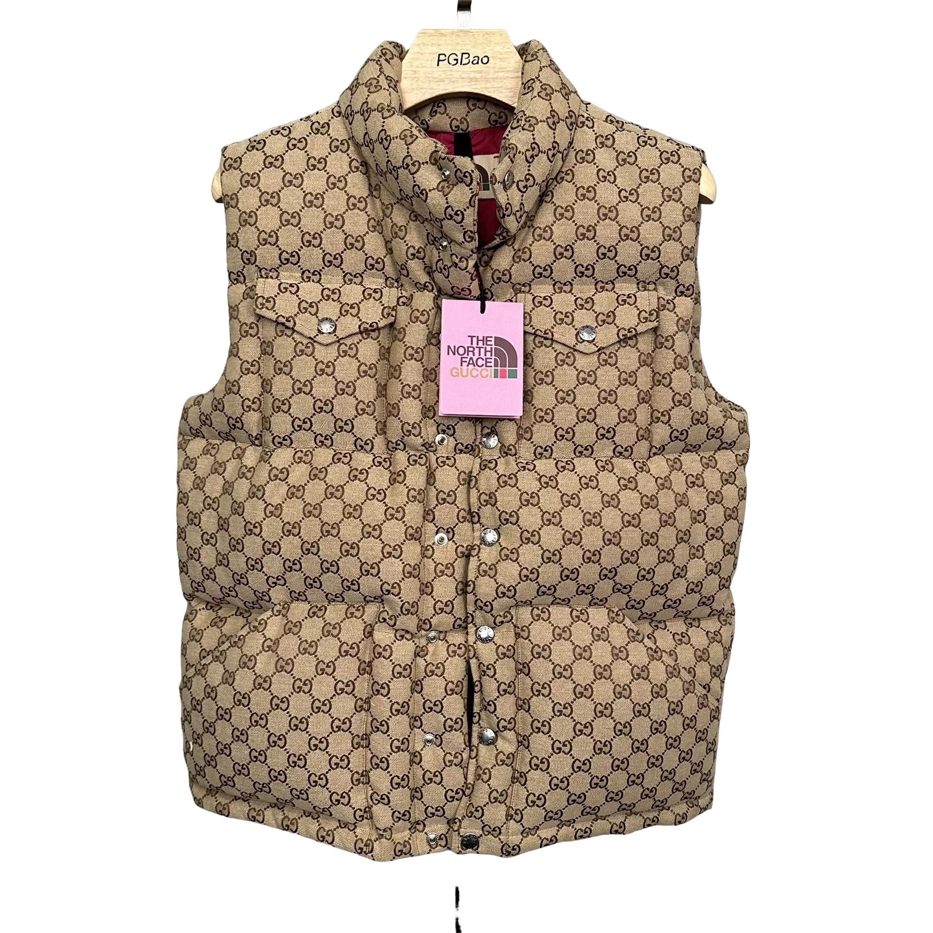 Gucci × The North Face Gucci x The North Face GG Monogram Down Vest XS Size US XS / EU 42 / 0 - 1 Thumbnail