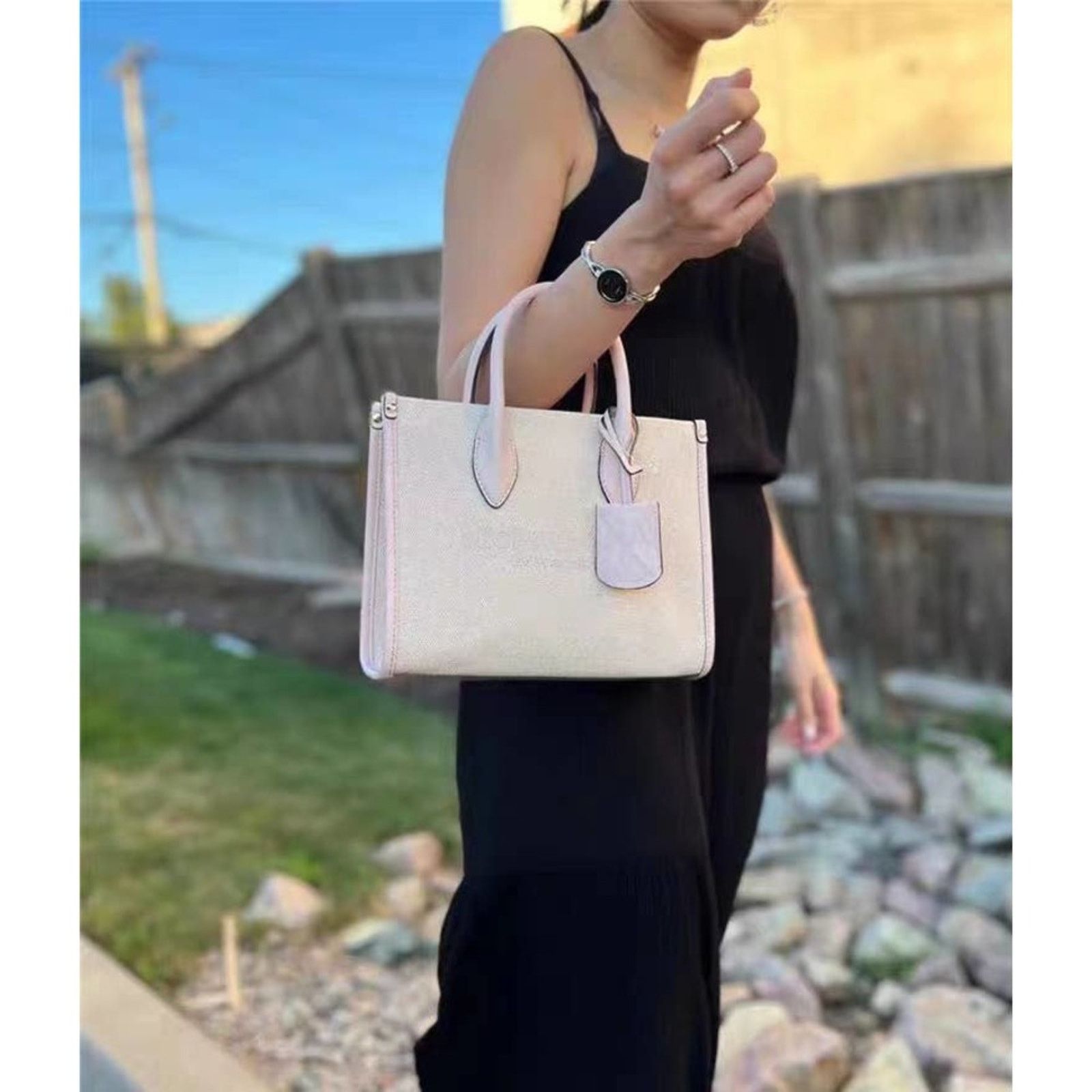 Michael Kors Michael Kors 35S2G7ZC5C Milerra SM Shopper Tz Xbody Blush Size ONE SIZE - 1 Thumbnail