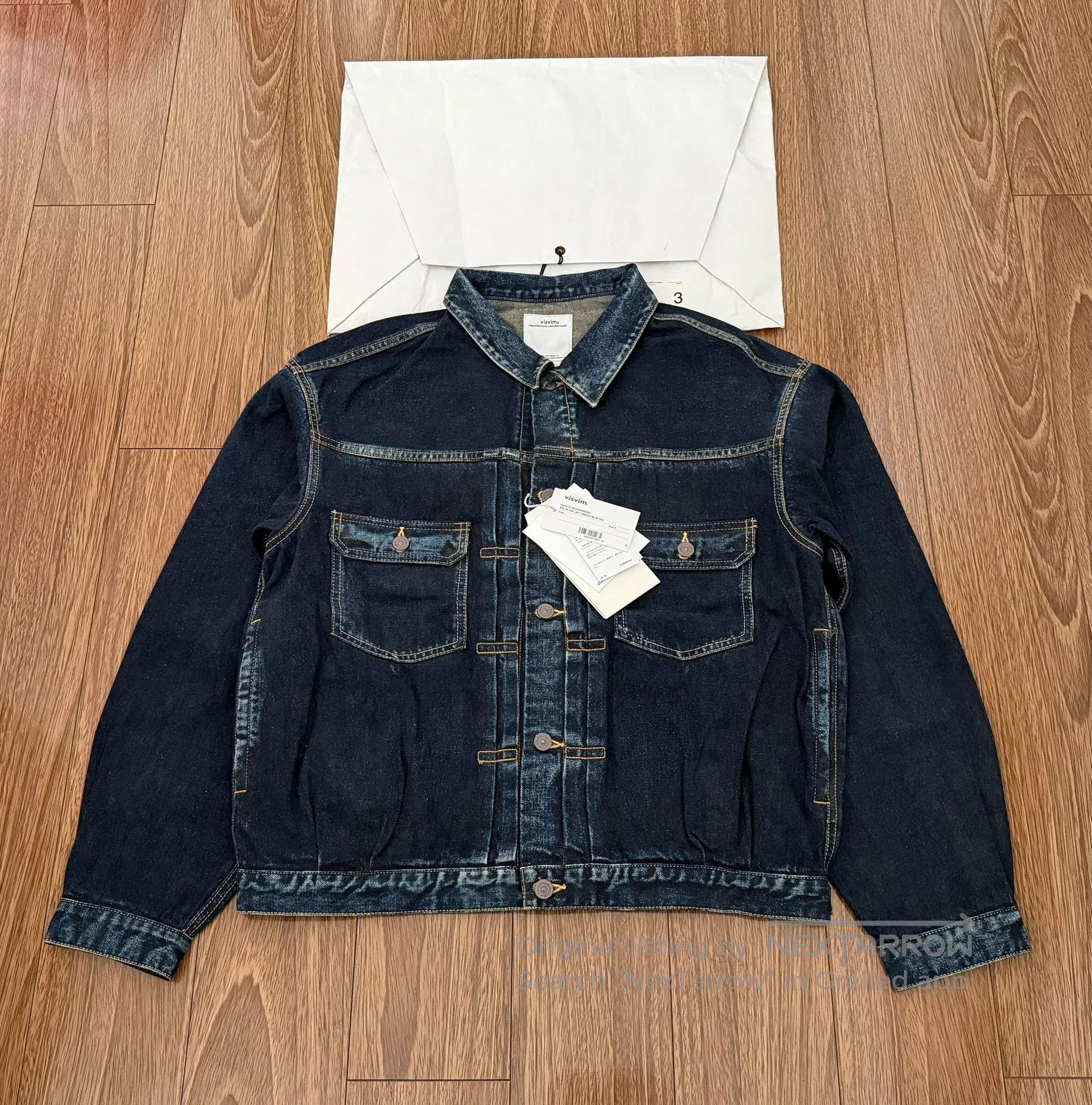 Visvim Visvim SS 101XX JKT DMGD-1003 Yellow Mud wash denim Jacket