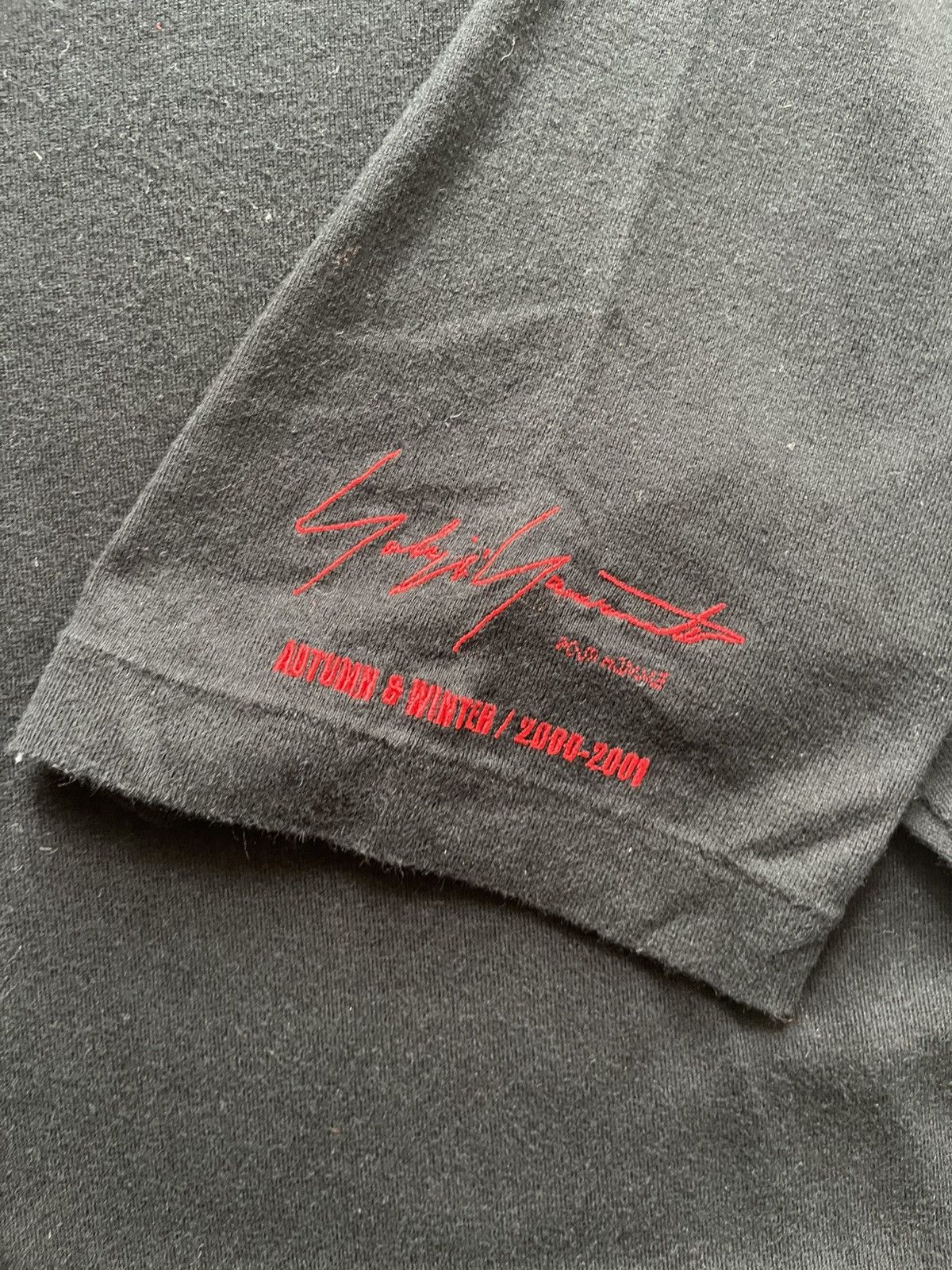 Yohji Yamamoto A/W 2000-2001 Yohji Yamamoto Pour Homme Sample Tee Size US L / EU 52-54 / 3 - 8 Thumbnail