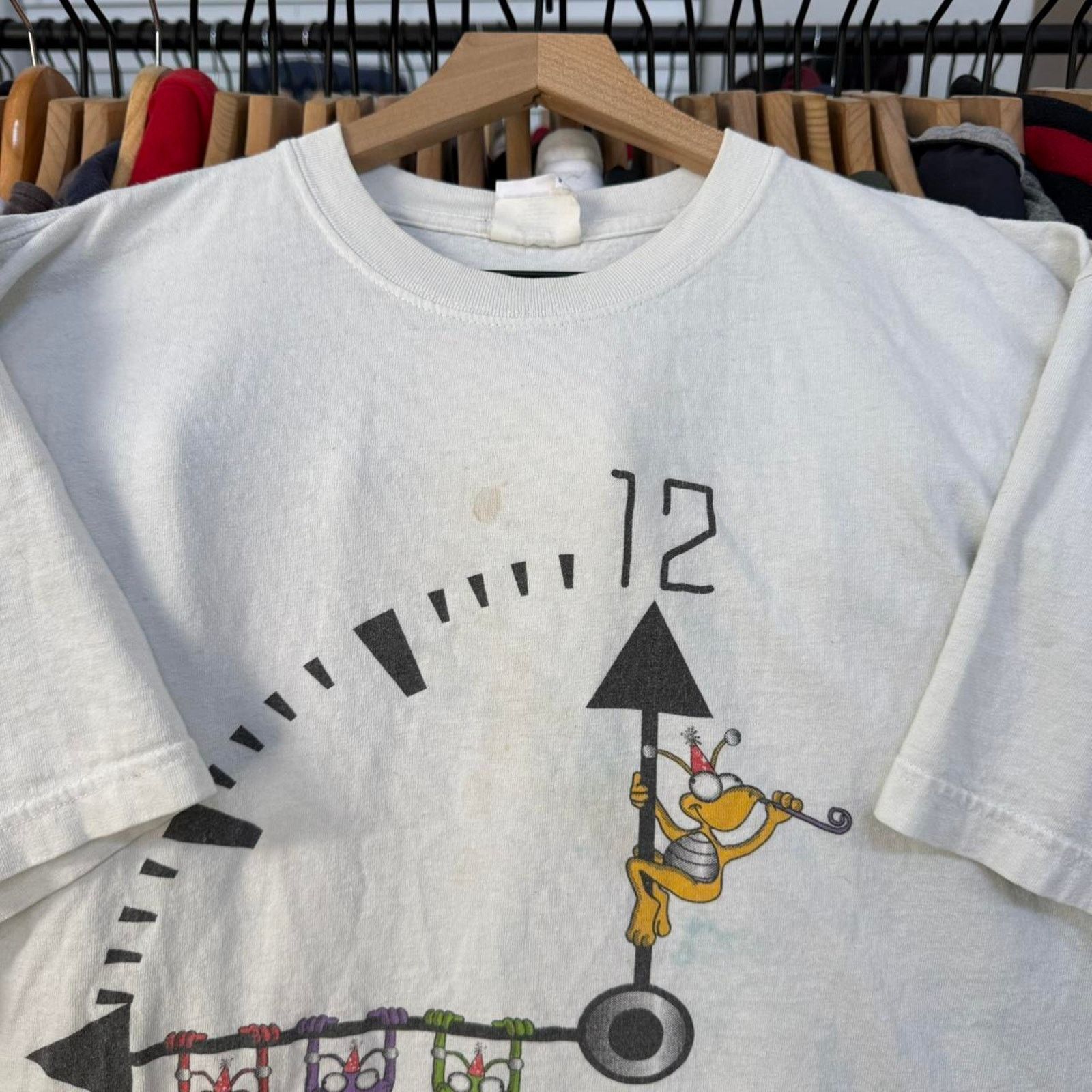 Other Vintage 1999 Milo The Millennium Bug Graphic Shirt White Size US XL / EU 56 / 4 - 2 Thumbnail