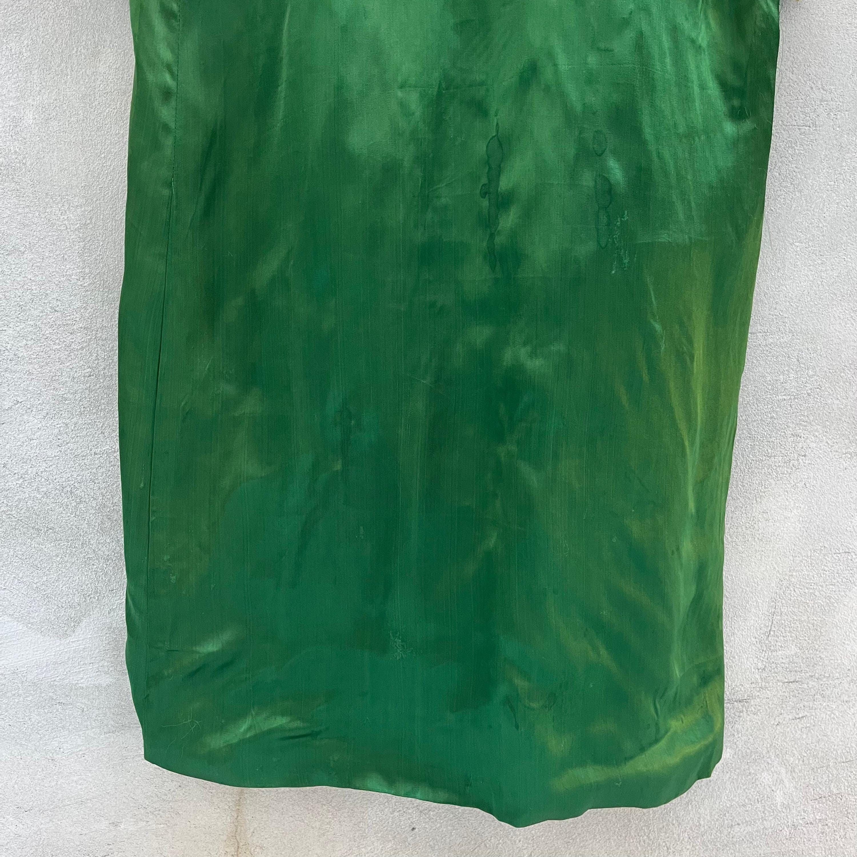 Vintage 50's Vintage Satin Souvenir Dragon Embroidered Robe Size US L / EU 52-54 / 3 - 9 Thumbnail