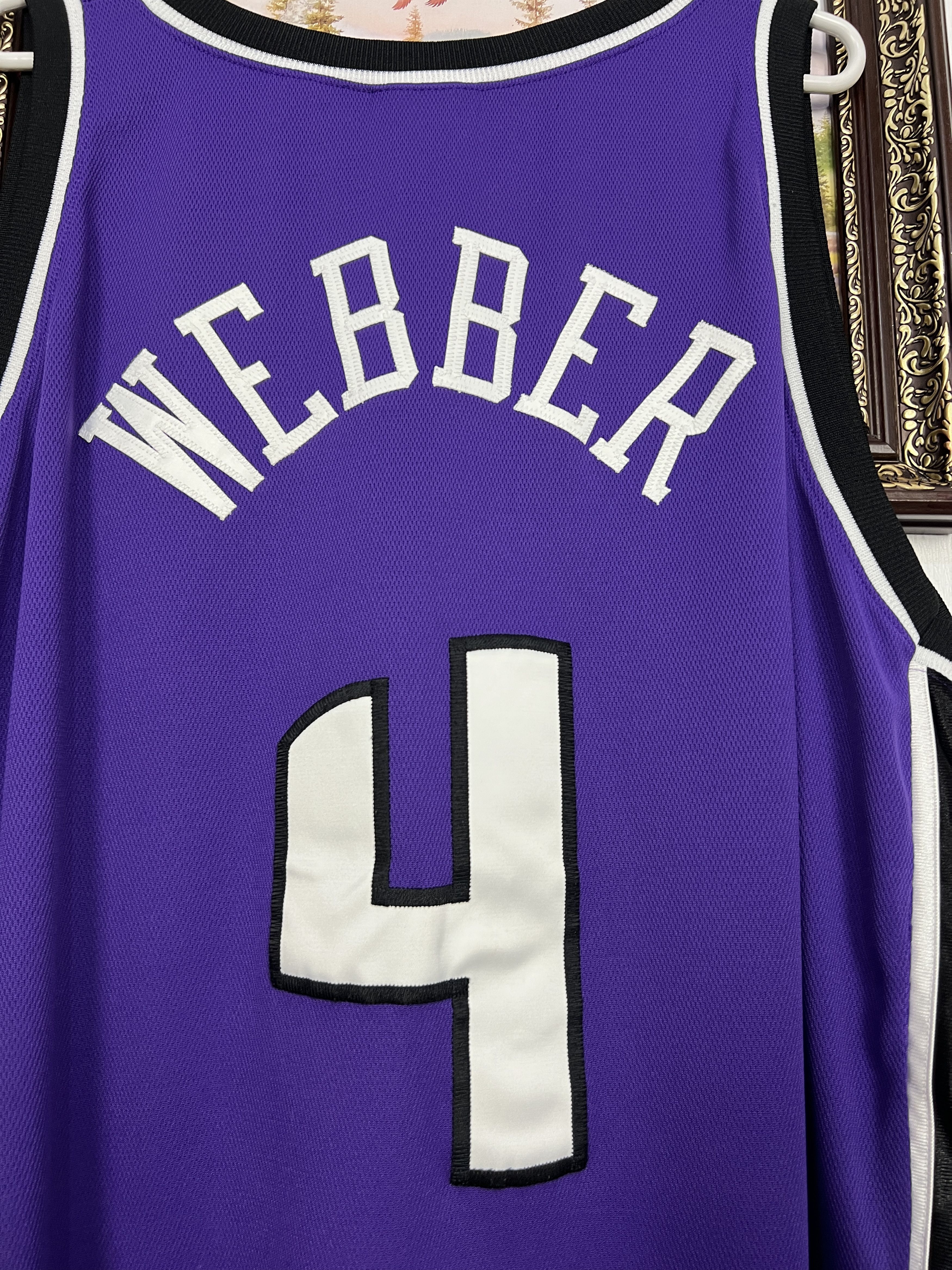 Reebok Webber Sacramento Kings Authentic Reebok Jersey NBA Size US XXL / EU 58 / 5 - 10 Thumbnail