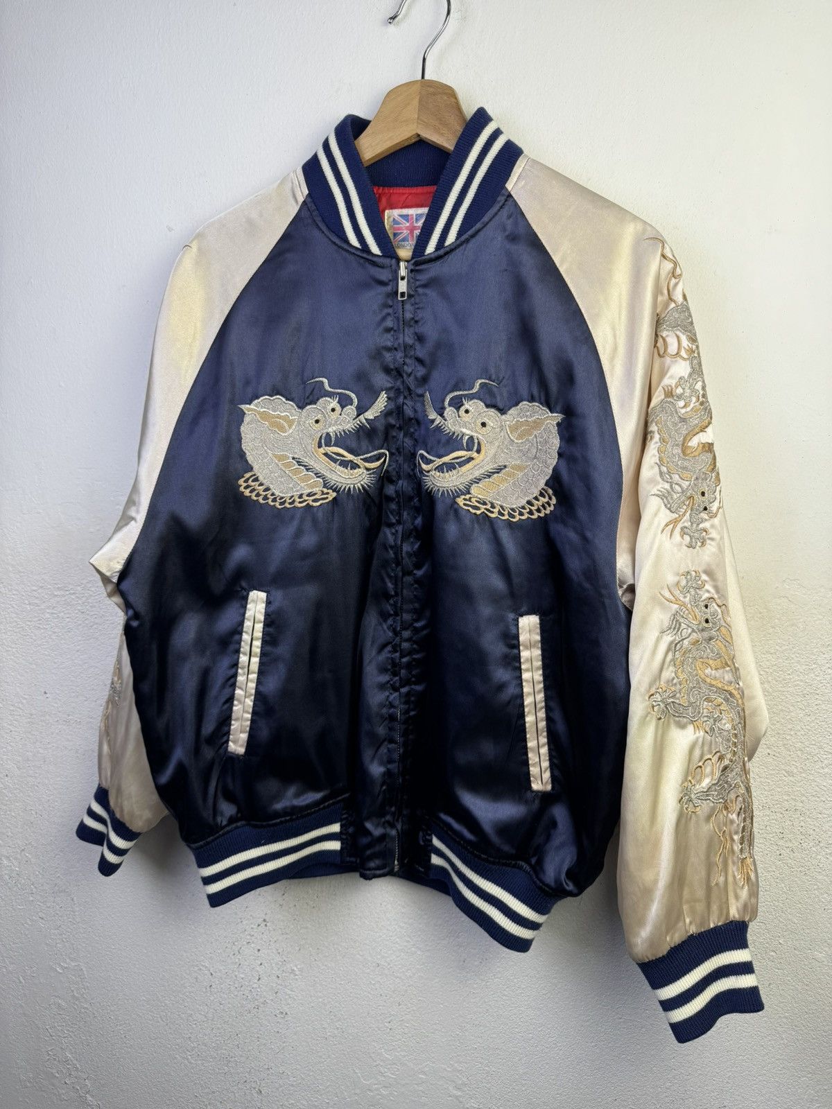 Japanese Brand Vintage Sukajan souvenir jacket Yokosuka jacket Size US L / EU 52-54 / 3 - 2 Thumbnail