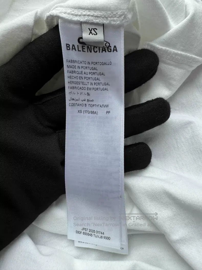Balenciaga Balenciaga Dissolved Logo Short Sleeve XS Size US XS / EU 42 / 0 - 5 Thumbnail