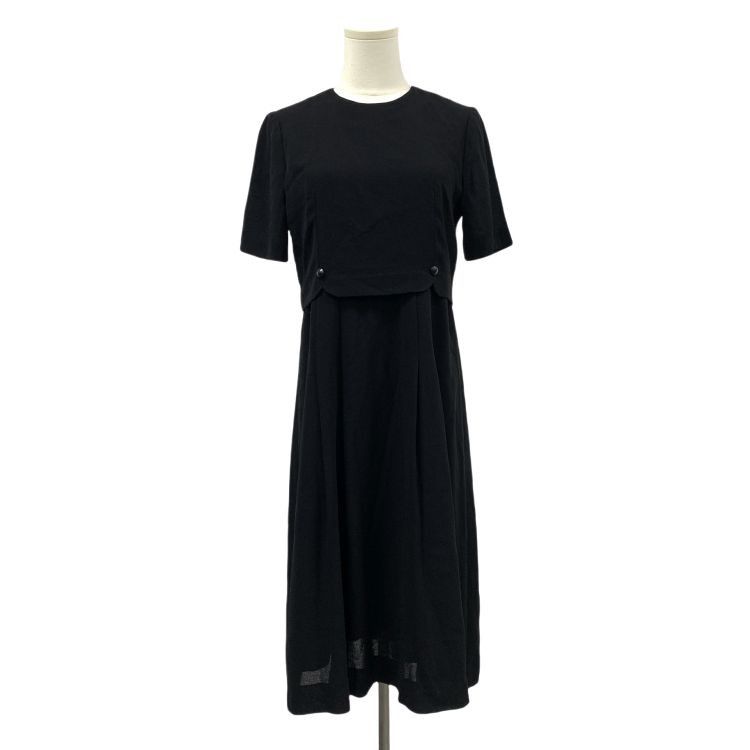 Givenchy Givenchy Boutique Black Button Midi Dress Size M Size M / US 6-8 / IT 42-44 - 1 Thumbnail