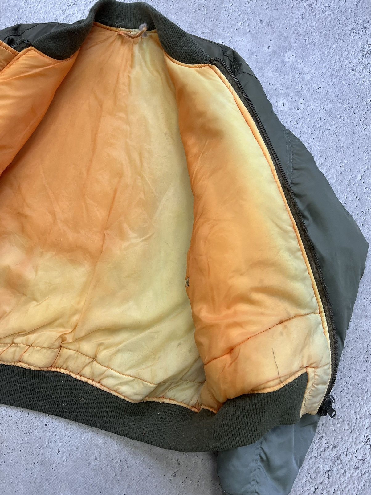 Alpha Industries Flyer's Man Intermediate MA-1 Spellout Bomber Jacket Size US XL / EU 56 / 4 - 10 Thumbnail