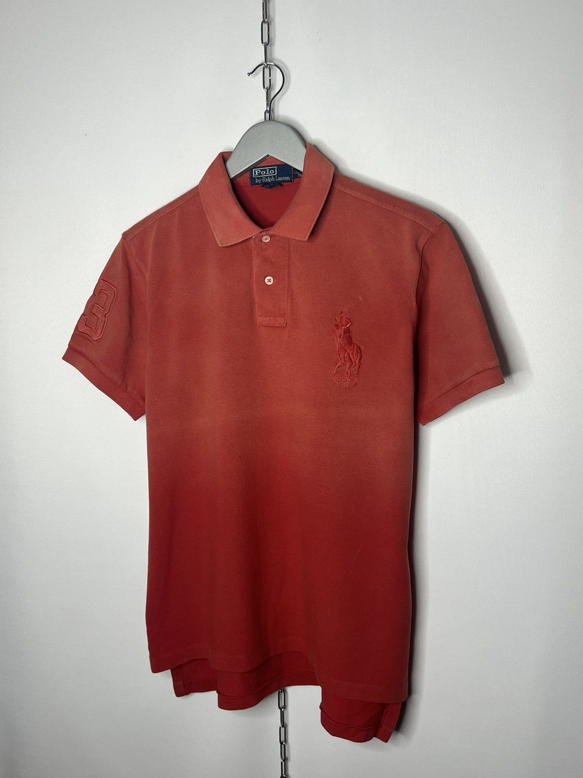 Other 🔥Vintage Polo Ralph Lauren Faded Big Pony #3 Polo Shirt🔥 Size US L / EU 52-54 / 3 - 2 Thumbnail
