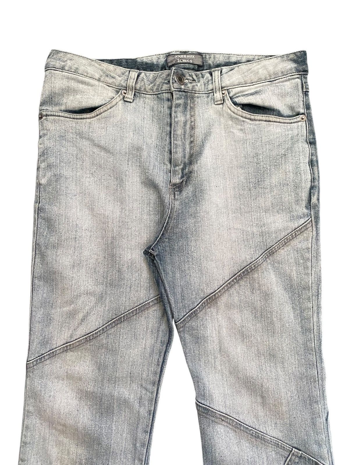 Japanese Brand Joueroux Echecs Flared Patchwork Denim Size US 30 / EU 46 - 3 Thumbnail