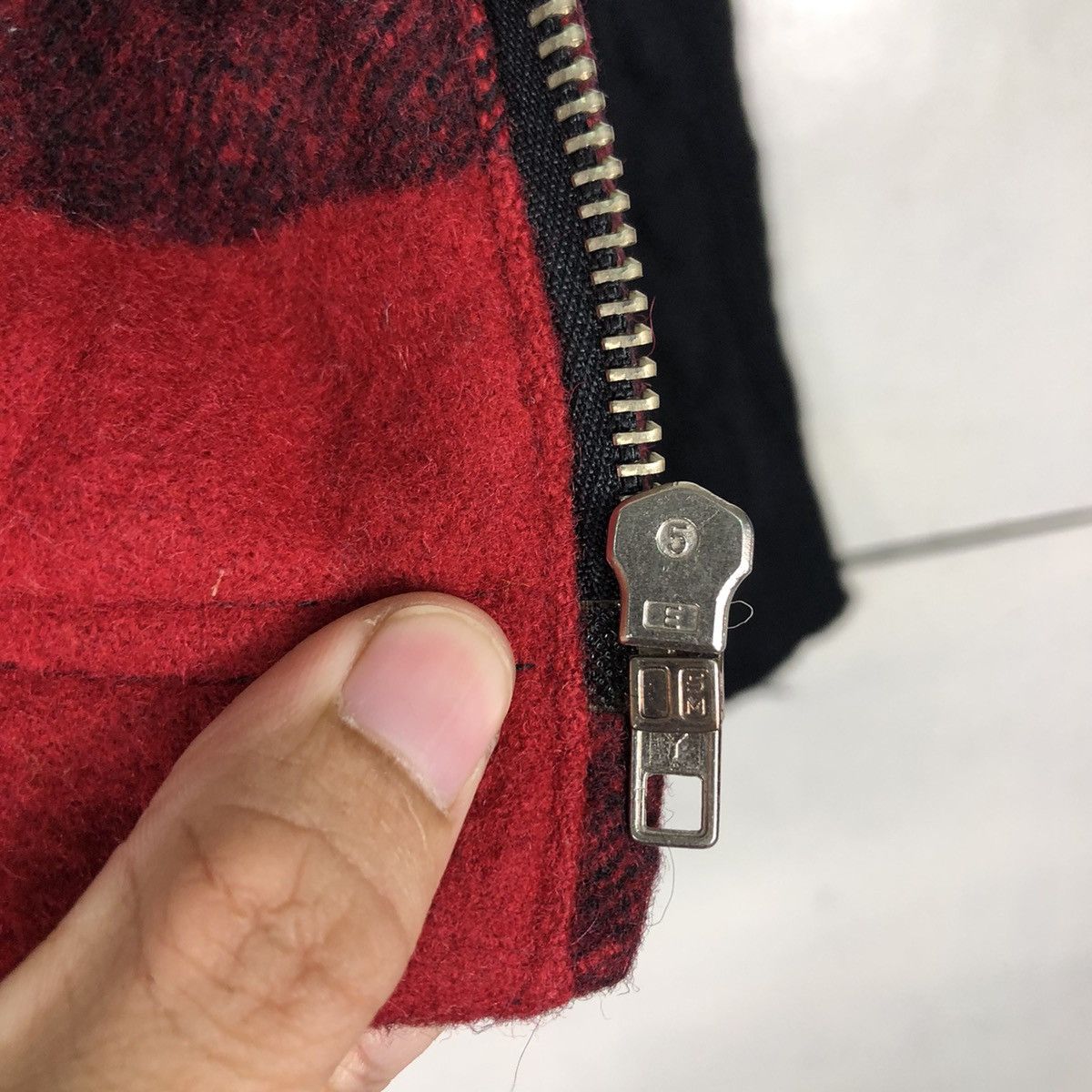 Japanese Brand Zipper Bomber Jacket DoubleShock Tartan Design Size US M / EU 48-50 / 2 - 18 Thumbnail