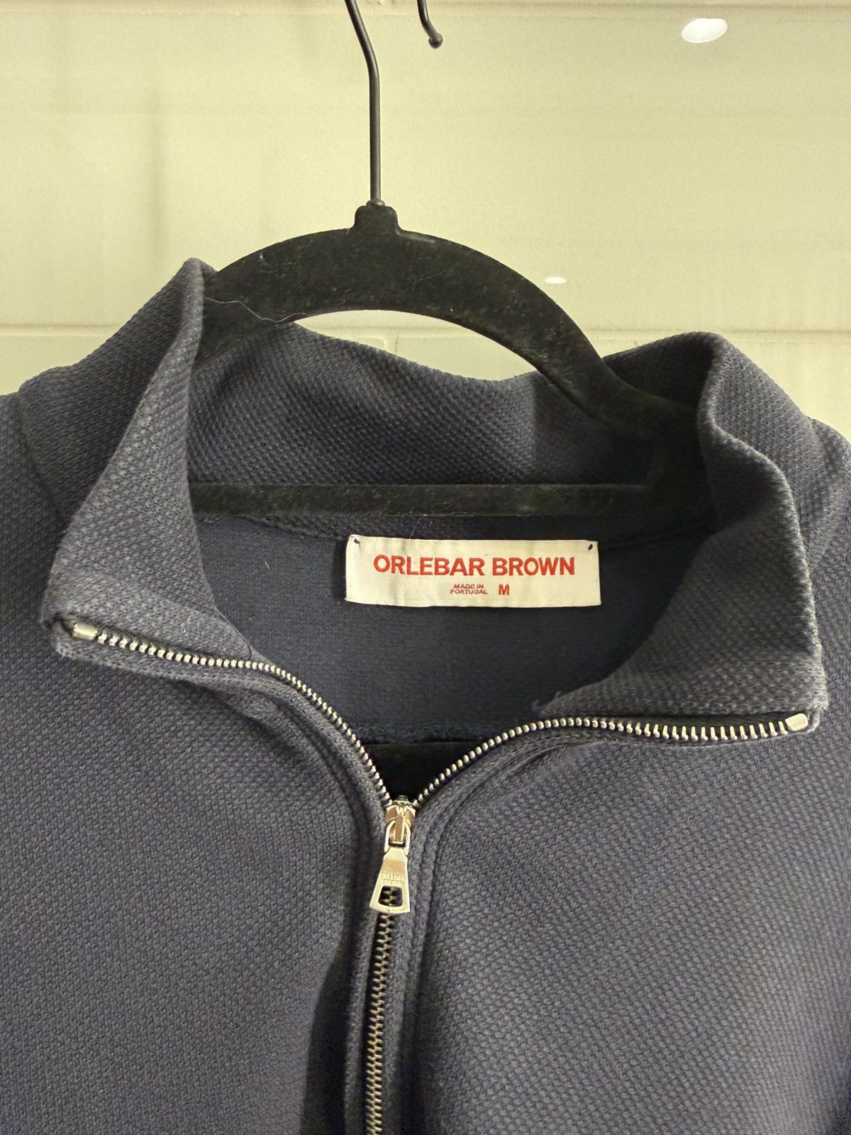 Orlebar Brown Orlebar Brown Navy Quarter Zip Size US M / EU 48-50 / 2 - 6 Thumbnail