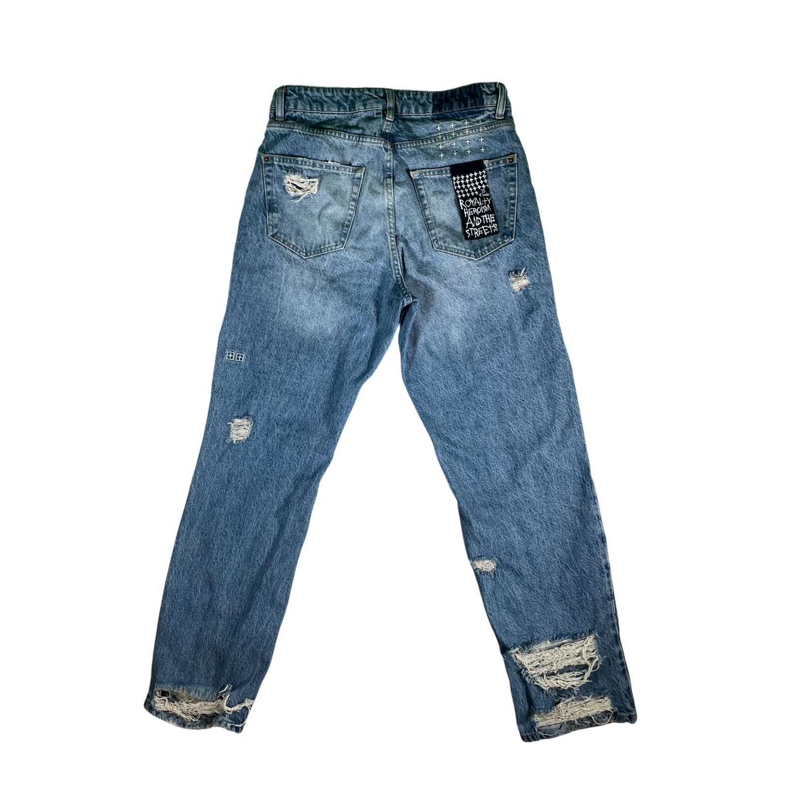 Ksubi Ksubi Thrashed Light Wash Jeans Size US 30 / EU 46 - 2 Thumbnail