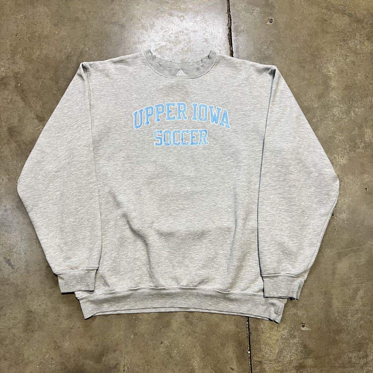 Adidas × Vintage Vintage Adidas Team Upper Iowa Soccer Crewneck Sweatshirt Size US XL / EU 56 / 4 - 4 Thumbnail