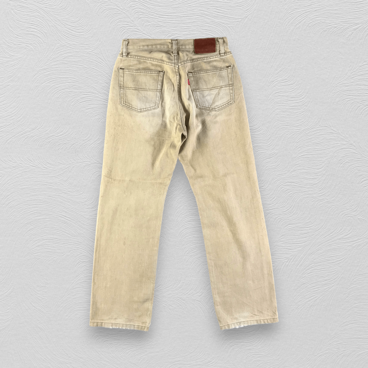 Big John Vintage Ripped Big John Jeans Faded Denim KJ3130 Size US 29 - 2 Thumbnail