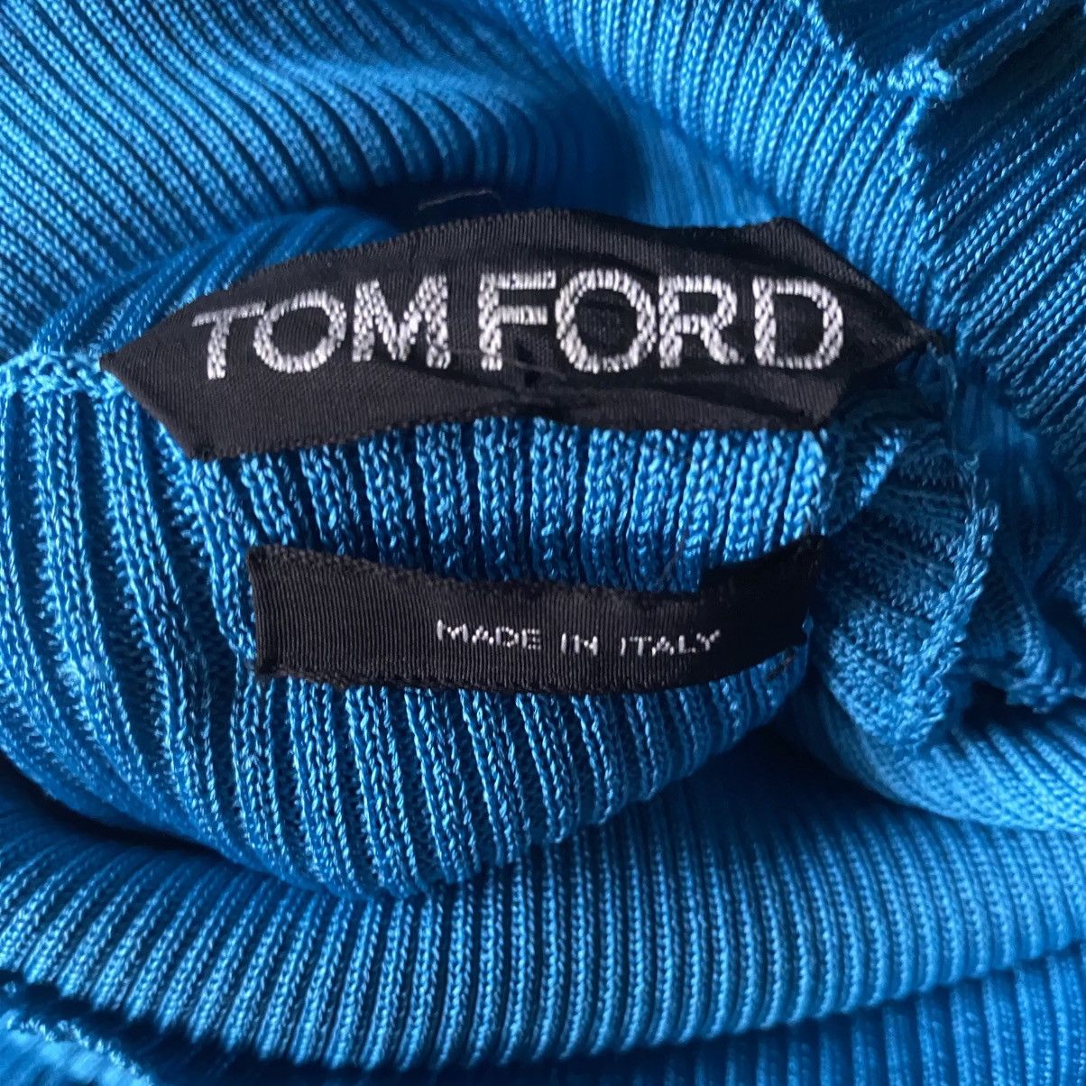 Tom Ford Tom Ford Silk Ribbed Turtleneck Sweater Size US M / EU 48-50 / 2 - 6 Thumbnail