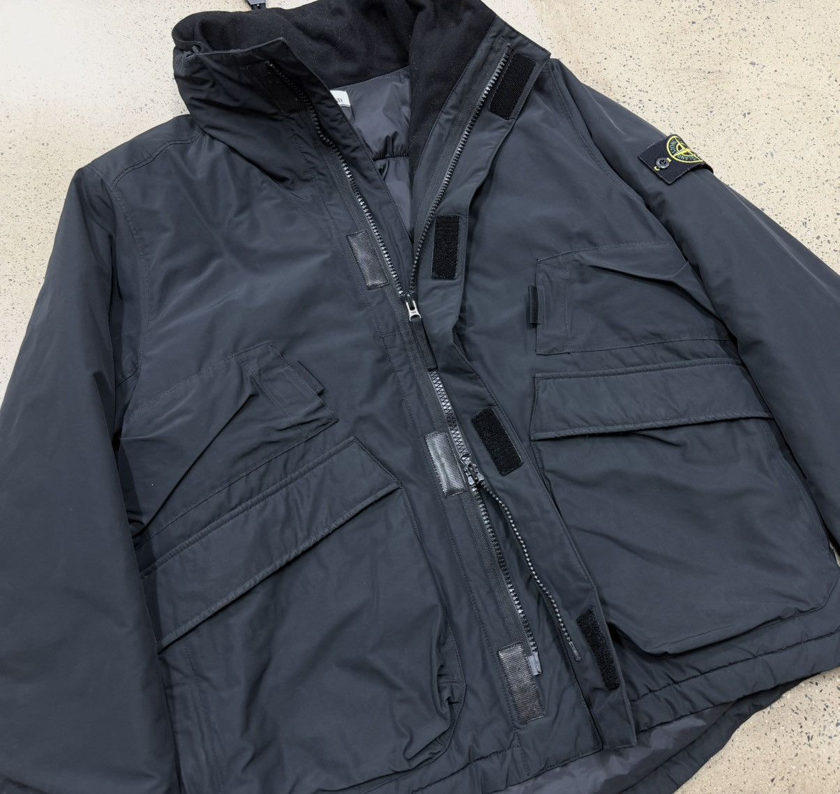 Stone Island Stone Island Micro Reps Short Parka，size XL Black Size US XL / EU 56 / 4 - 4 Thumbnail
