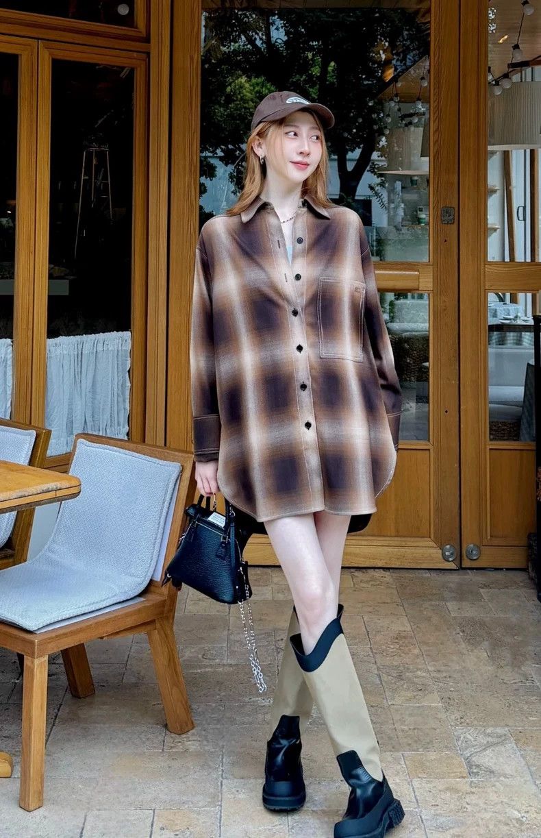 Maison Margiela Maison Margiela 24AW dizzy plaid shirt Size XS / US 0-2 / IT 36-38 - 8 Thumbnail