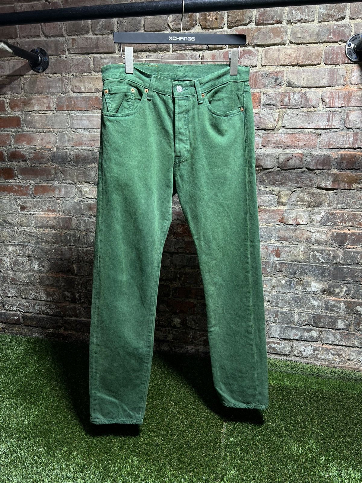 DENIM TEARS Denim Tears x Levi’s Green Jeans Size US 31 - 1 Thumbnail