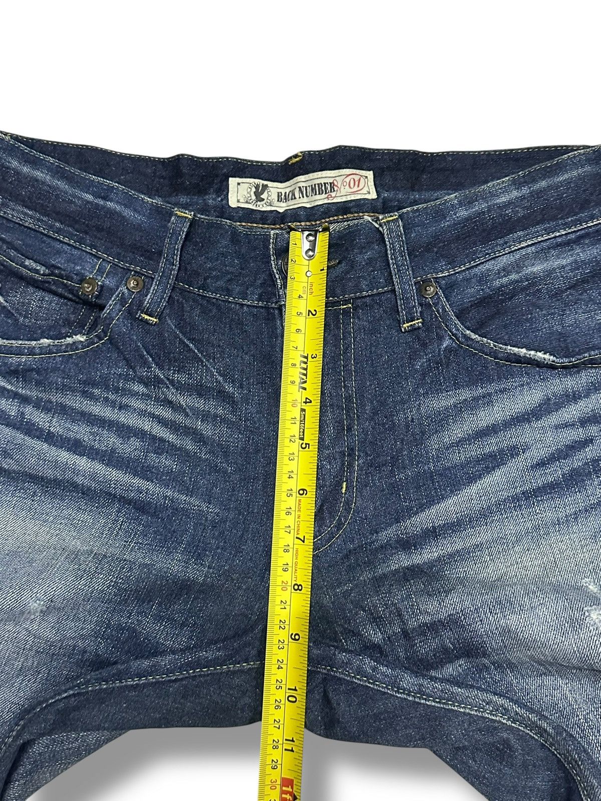 Japanese Brand Vintage Japan Distressed Jeans Baggy Style and Thunder Wash Size US 32 / EU 48 - 14 Thumbnail
