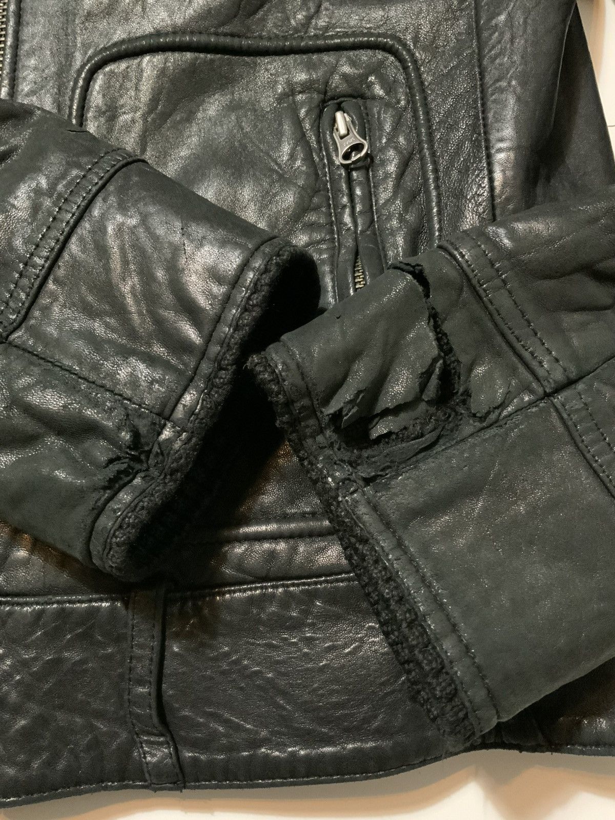 Buckler Andrew Buckler Faithful Unto Death Leather Motorcycle Jacket Size US M / EU 48-50 / 2 - 7 Thumbnail