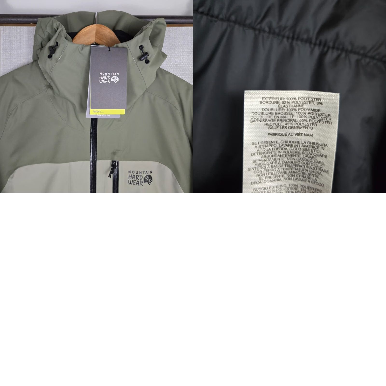 Mountain Hardwear Mountain Hardwear Mens Jacket Insulated Waterproof Hooded Winter Ski Coat Green Large Size US L / EU 52-54 / 3 - 11 Thumbnail