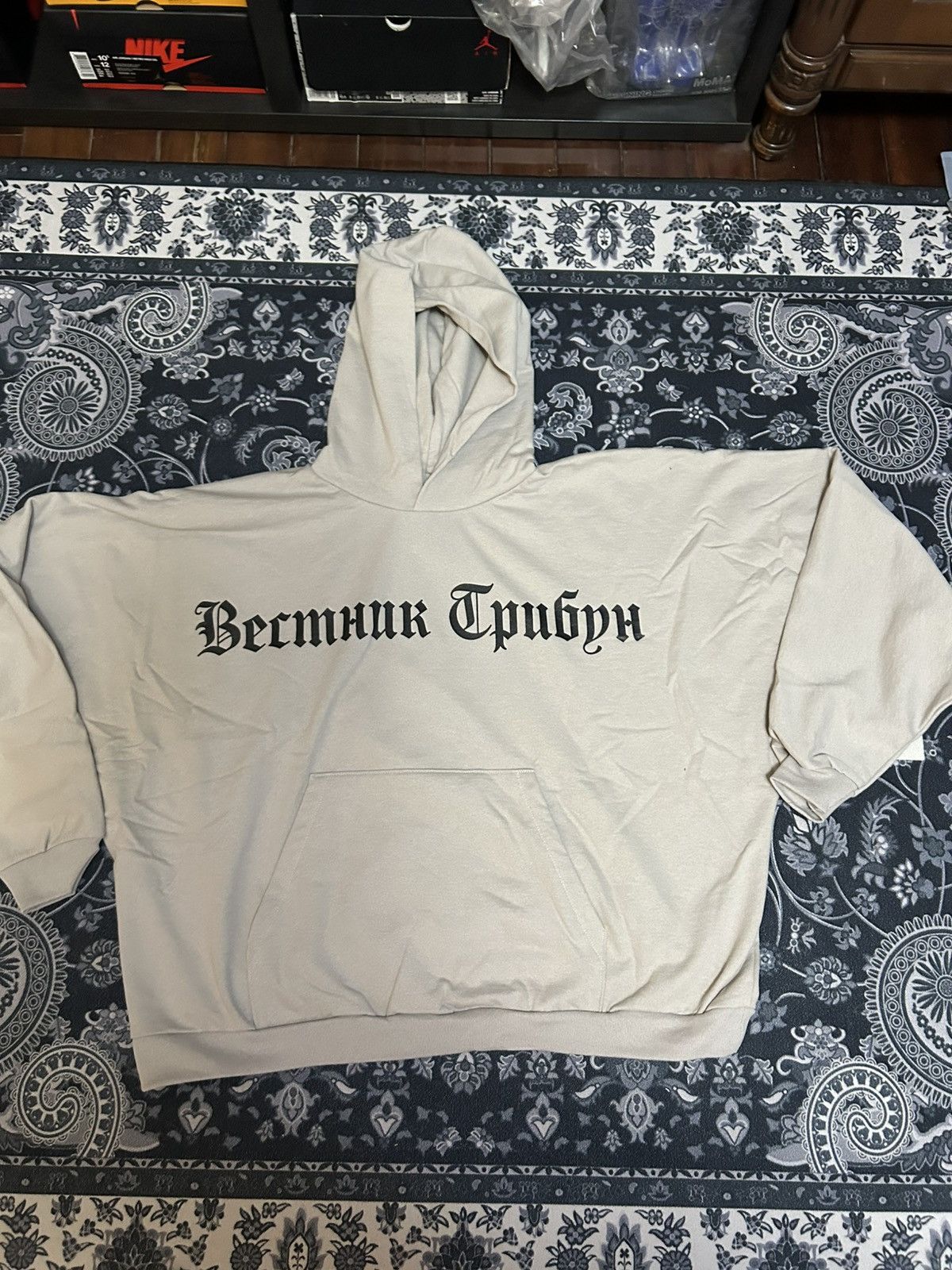 Kanye West YZY x Gosha HD-01 GREY HOODIE Size US L / EU 52-54 / 3 - 2 Thumbnail