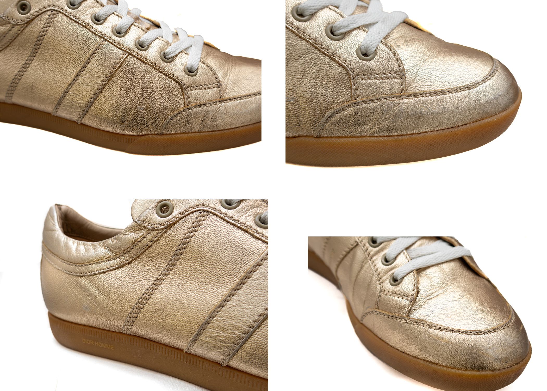 Dior × Hedi Slimane RARE VTG Dior B16 by Hedi Slimane Gold Sneaker Size US 10 Size US 10 / EU 43 - 7 Thumbnail