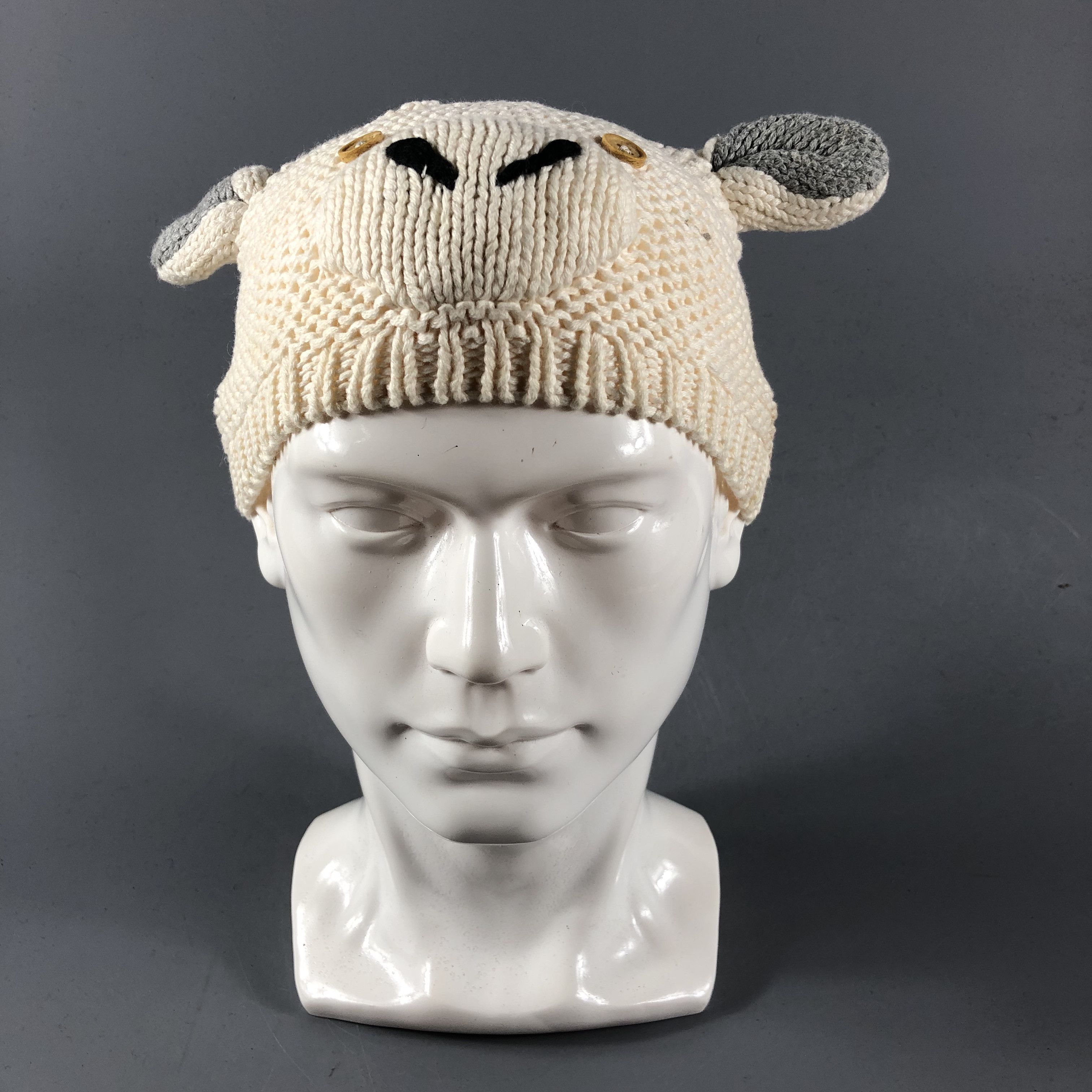 image of Archival Clothing x Gap Kids Pig Beanie Snowcap Snow Hat B534
