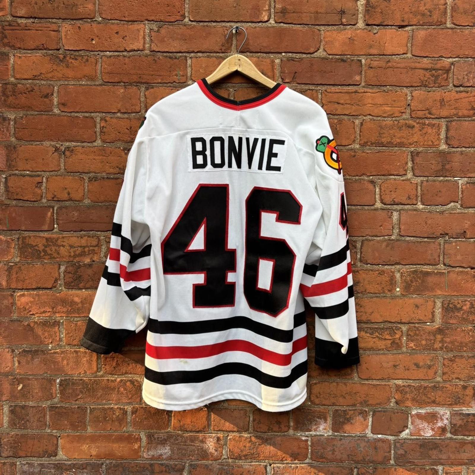Other vintage chicago blackhawks Dennis Bonvie CCM jersey 90s L Size US L / EU 52-54 / 3 - 3 Thumbnail
