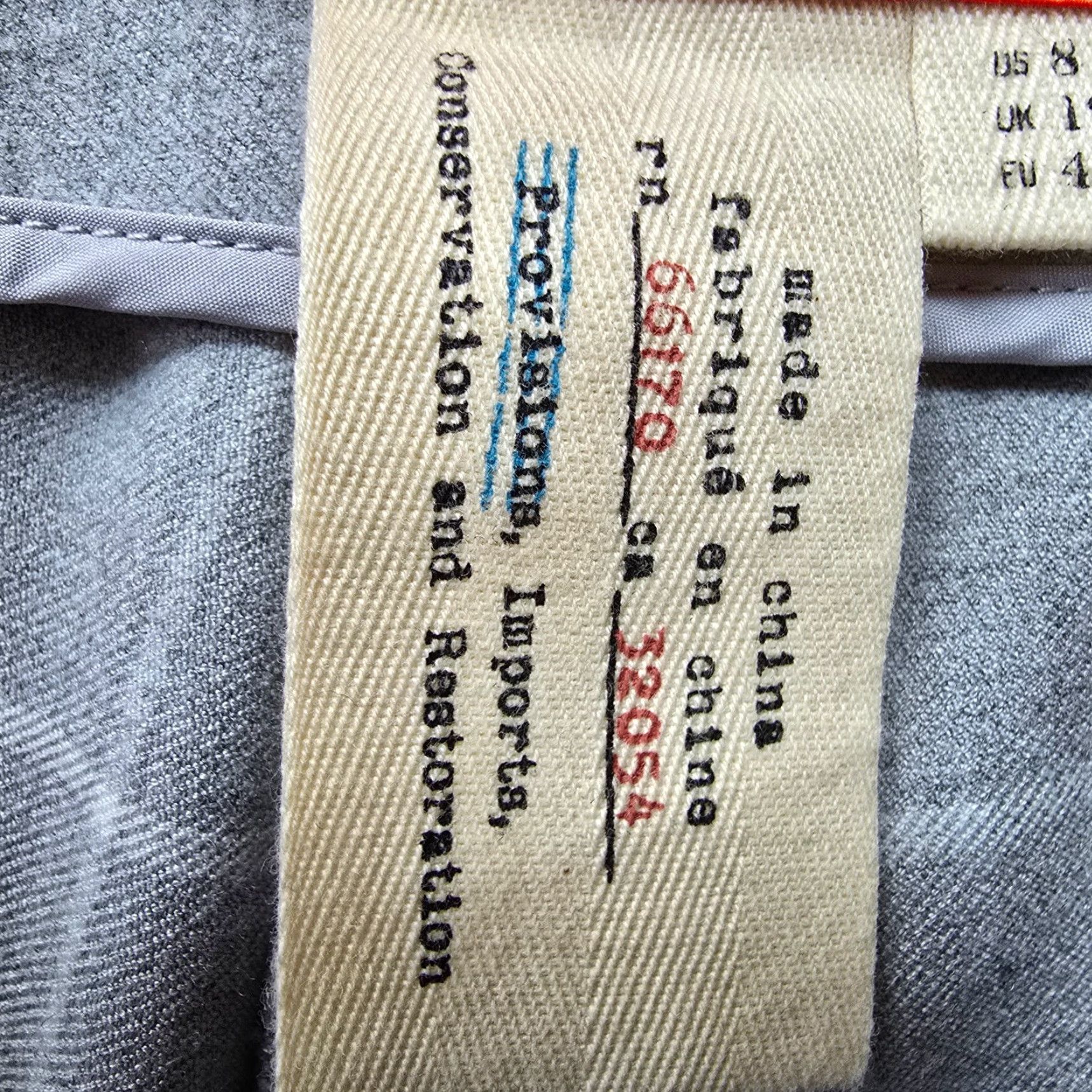 Anthropologie Anthropologie Cartonnier Pants Womens Size 8 Gray Plaid Tapered Capsule Career Office Pants Women Regular Inseam 28 in Gray Size 30" / US 8 / IT 44 - 5 Thumbnail