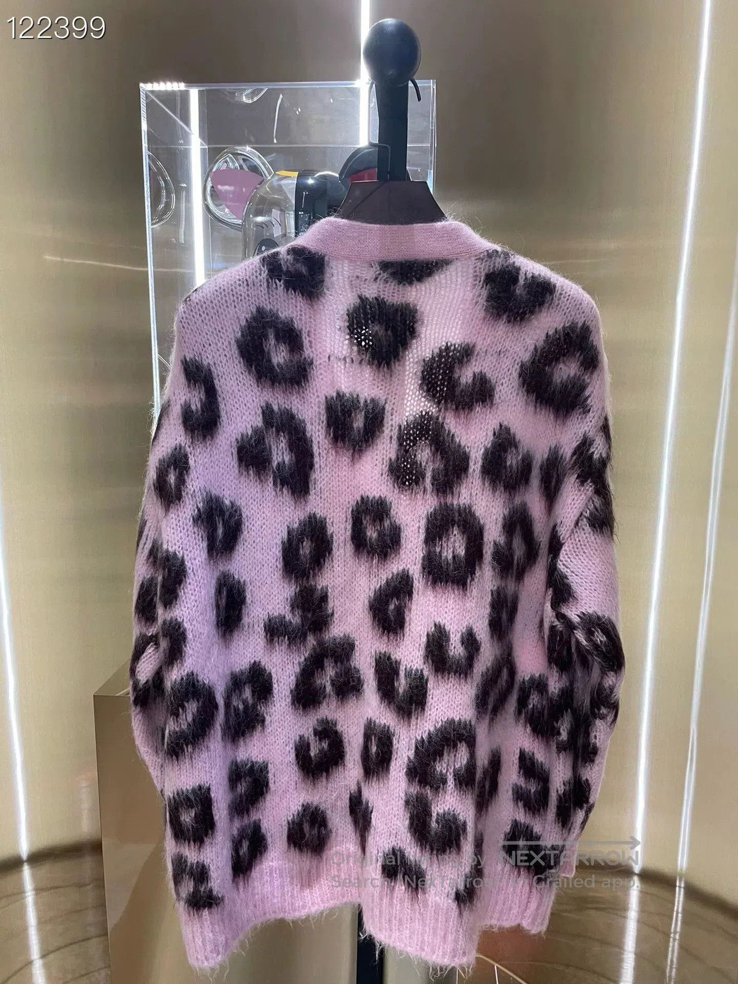Miu Miu Miumiu Mohair Pink Knit Cardigan. Size S / US 4 / IT 40 - 2 Thumbnail