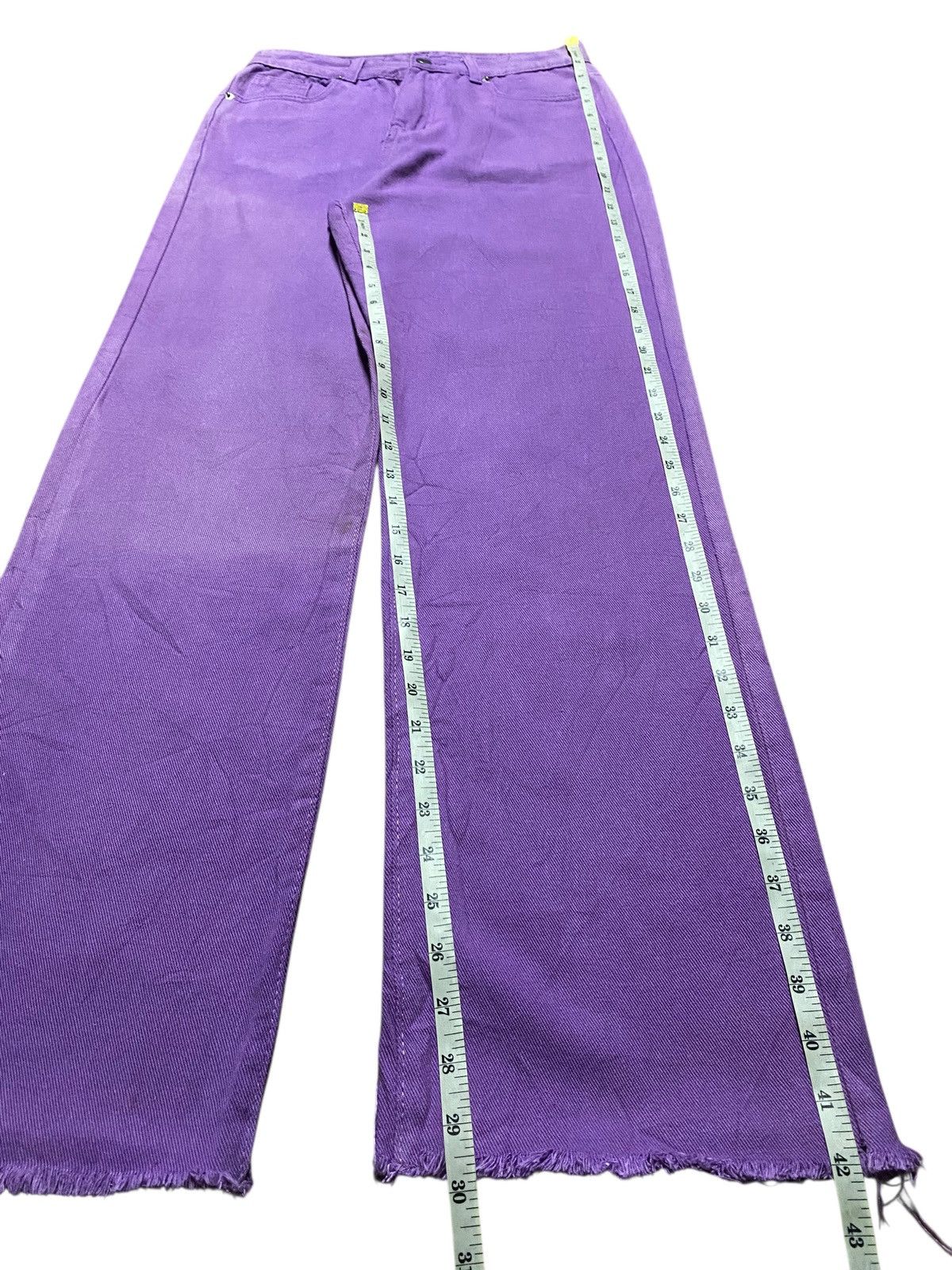 Japanese Brand Vintage Japanese Brand Faded Wash Frayer Baggy Jeans Size US 28 / EU 44 - 12 Thumbnail